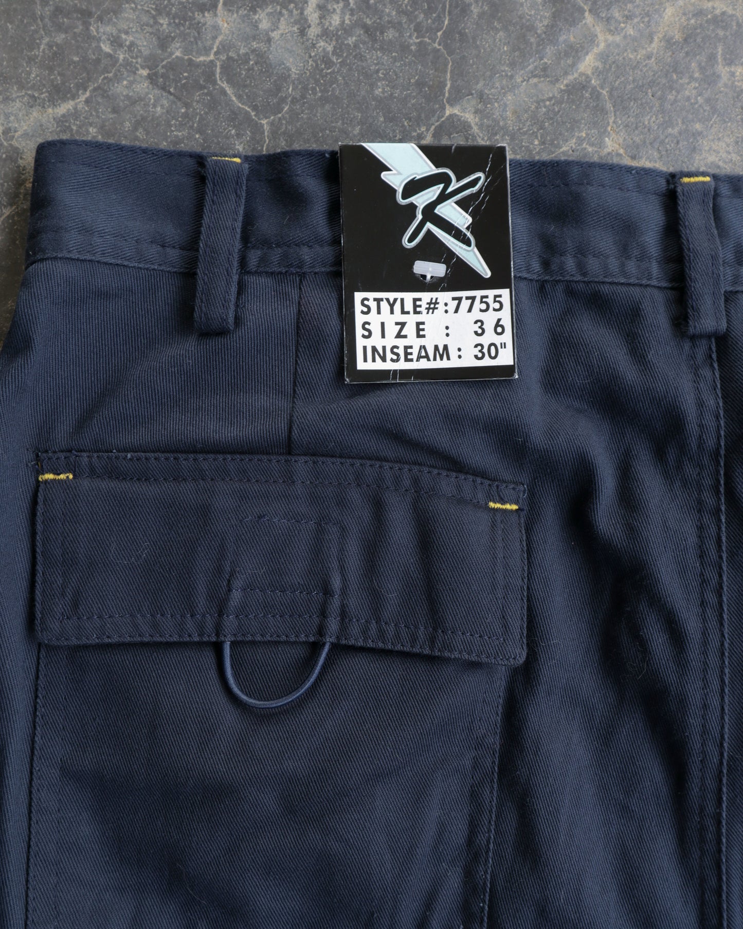 00s Deadstock Kenpo Navy Pants - 36 x 30