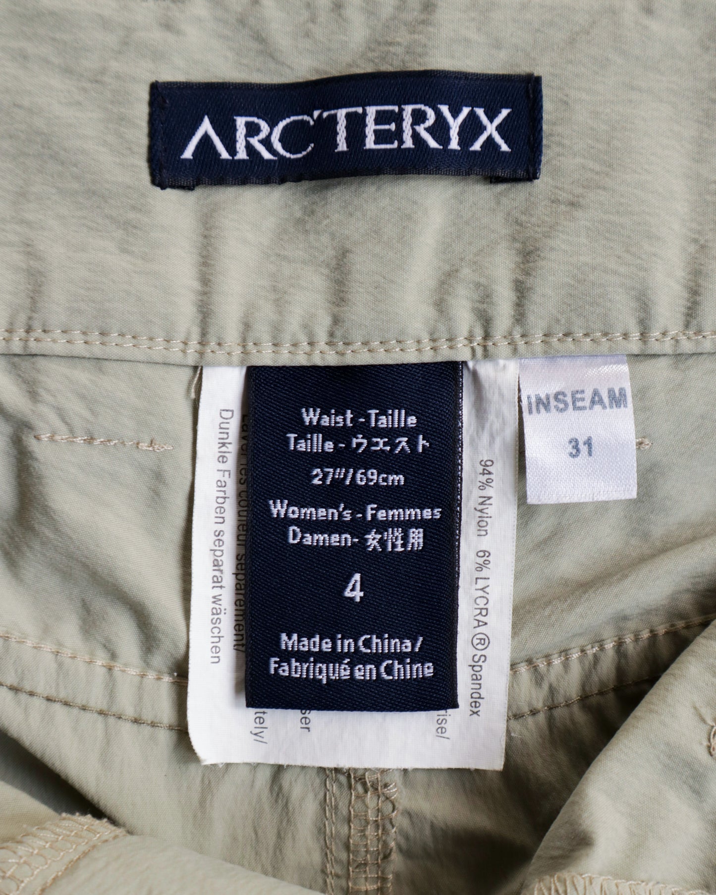 00s Arcteryx Tan Pants - Women’s S