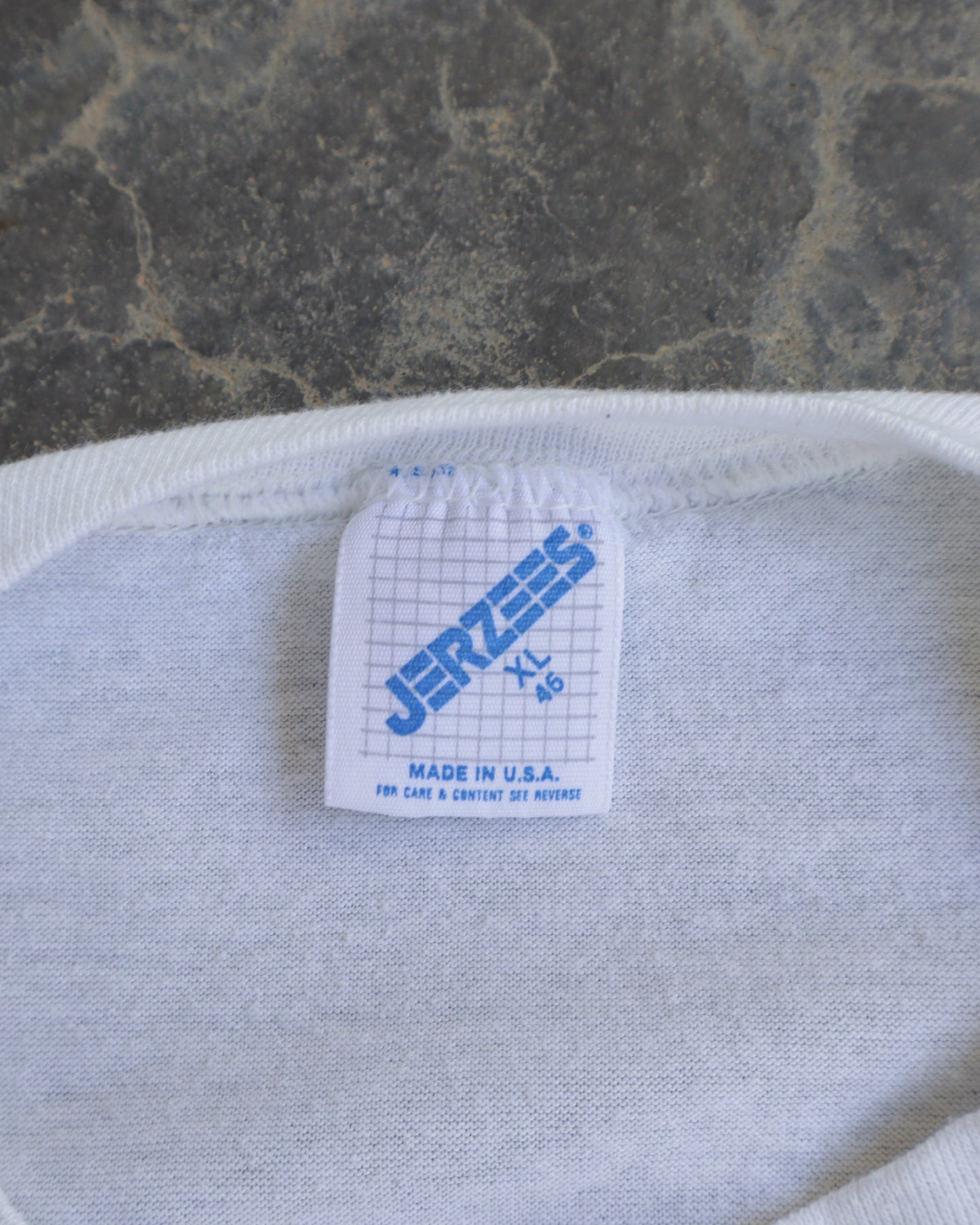 80s Maxell Tape White Tee - XL