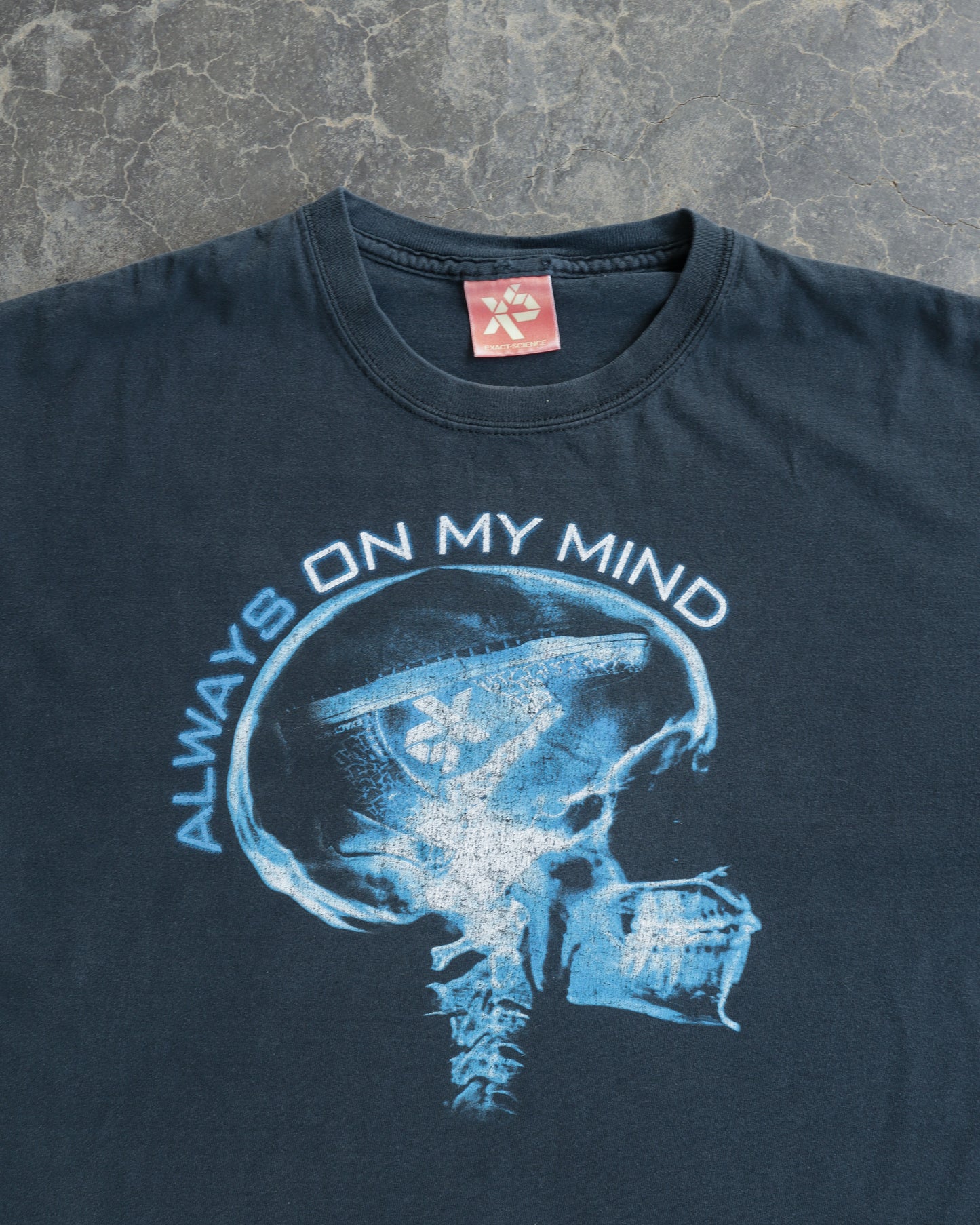 90s Xact Science Always On My Mind Skull Tee - L