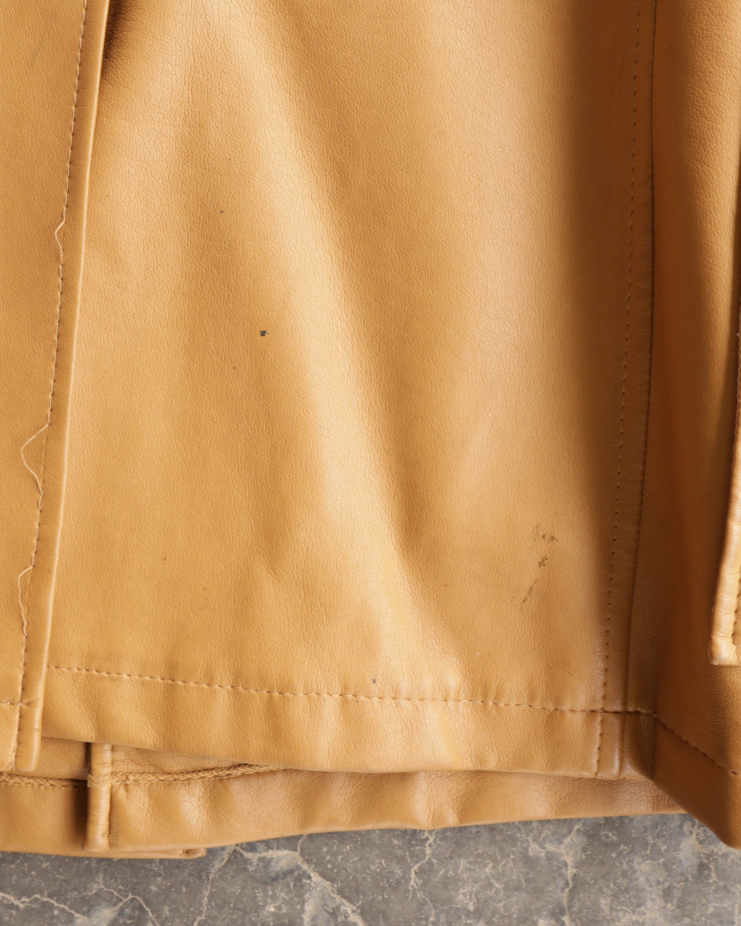 80s Ventura Hide Trench Leather Jacket - Women’s S