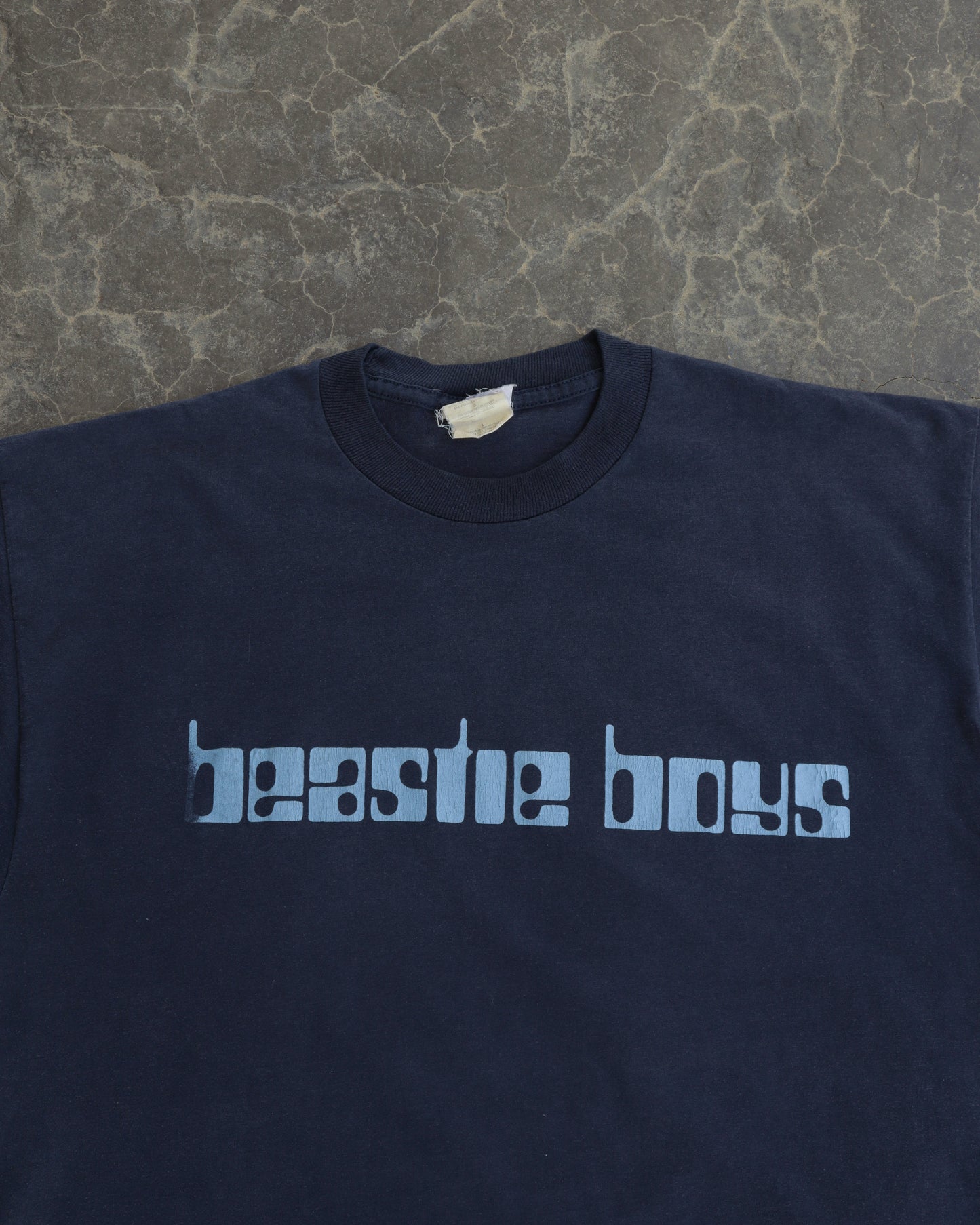 90s Beastie Boys Faded Navy Tee - L
