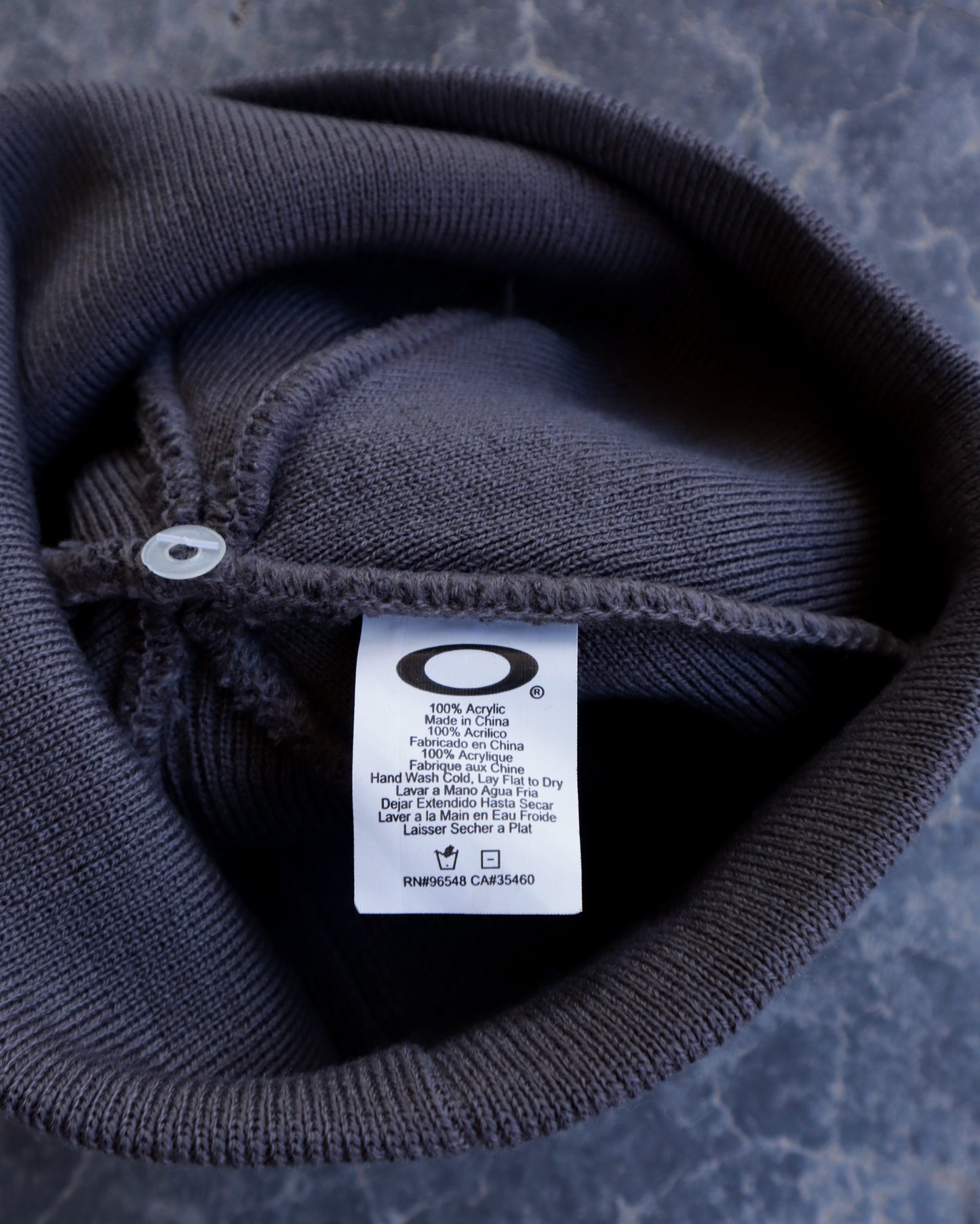 00s Deadstock Oakley Splash Black Beanie - OS