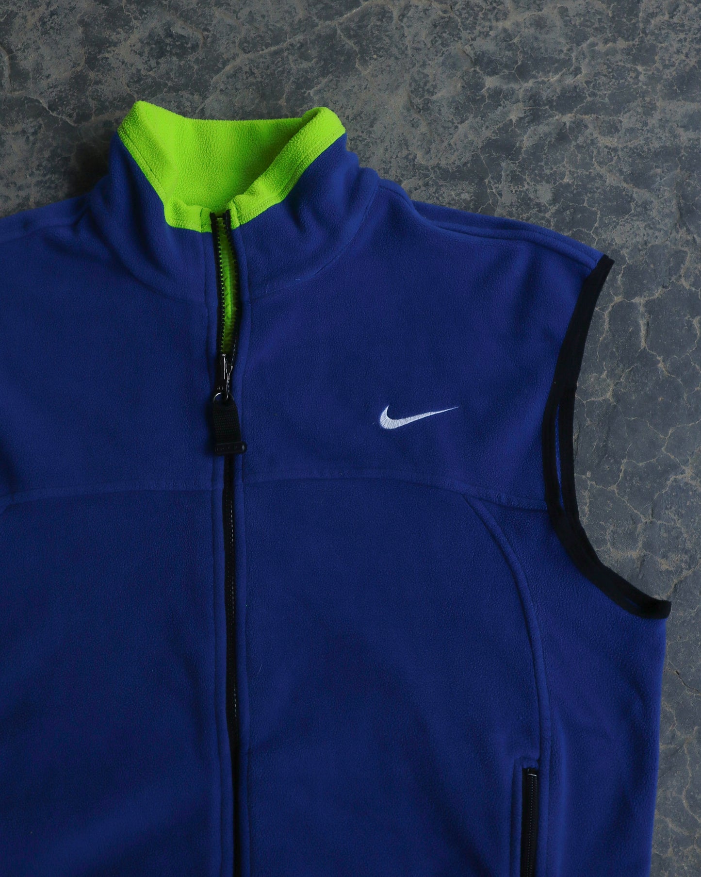 90s Nike ACG Dark Blue Fleece Vest - L