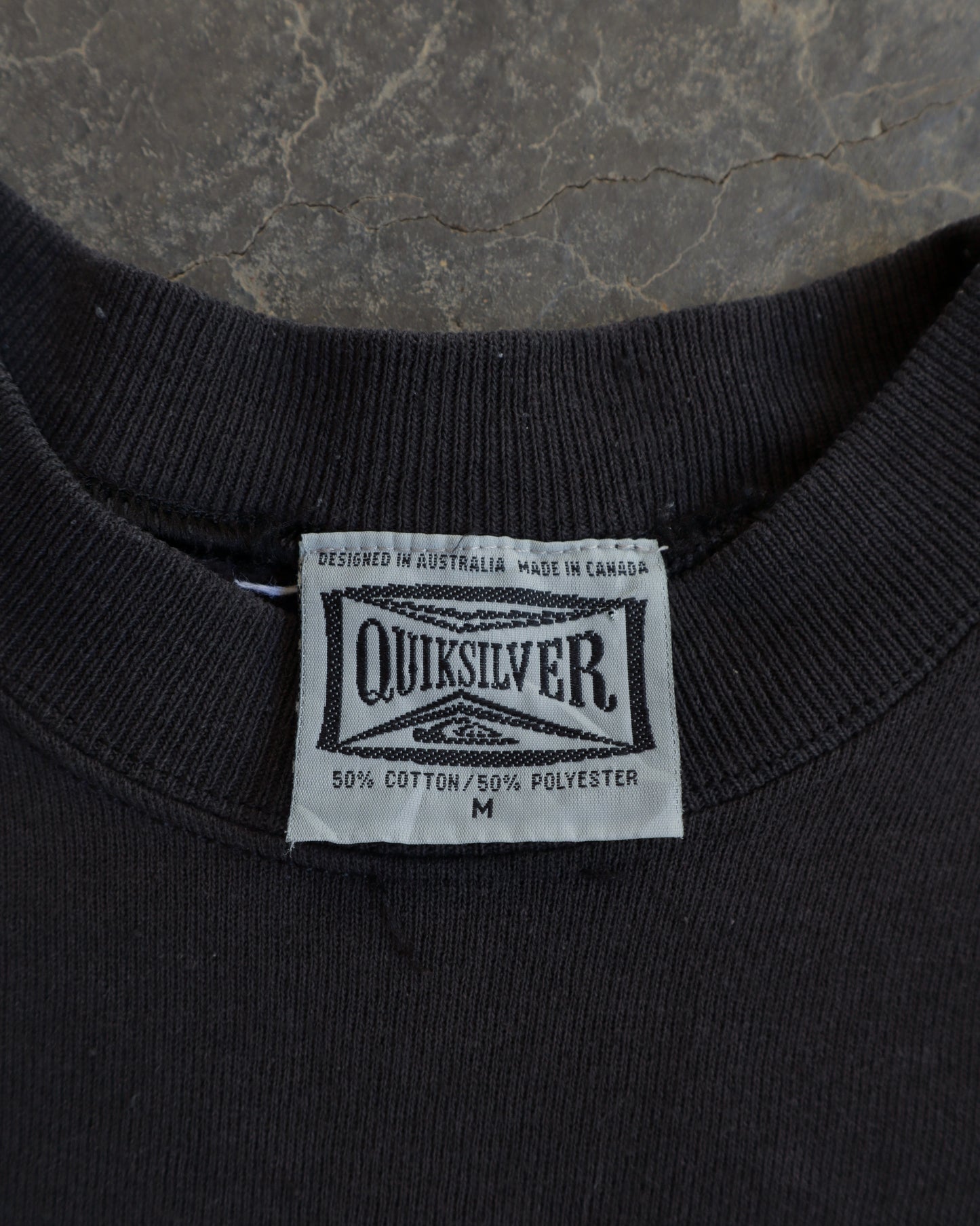 90s Quiksilver More Speed More Power Crewneck Sweatshrt - M