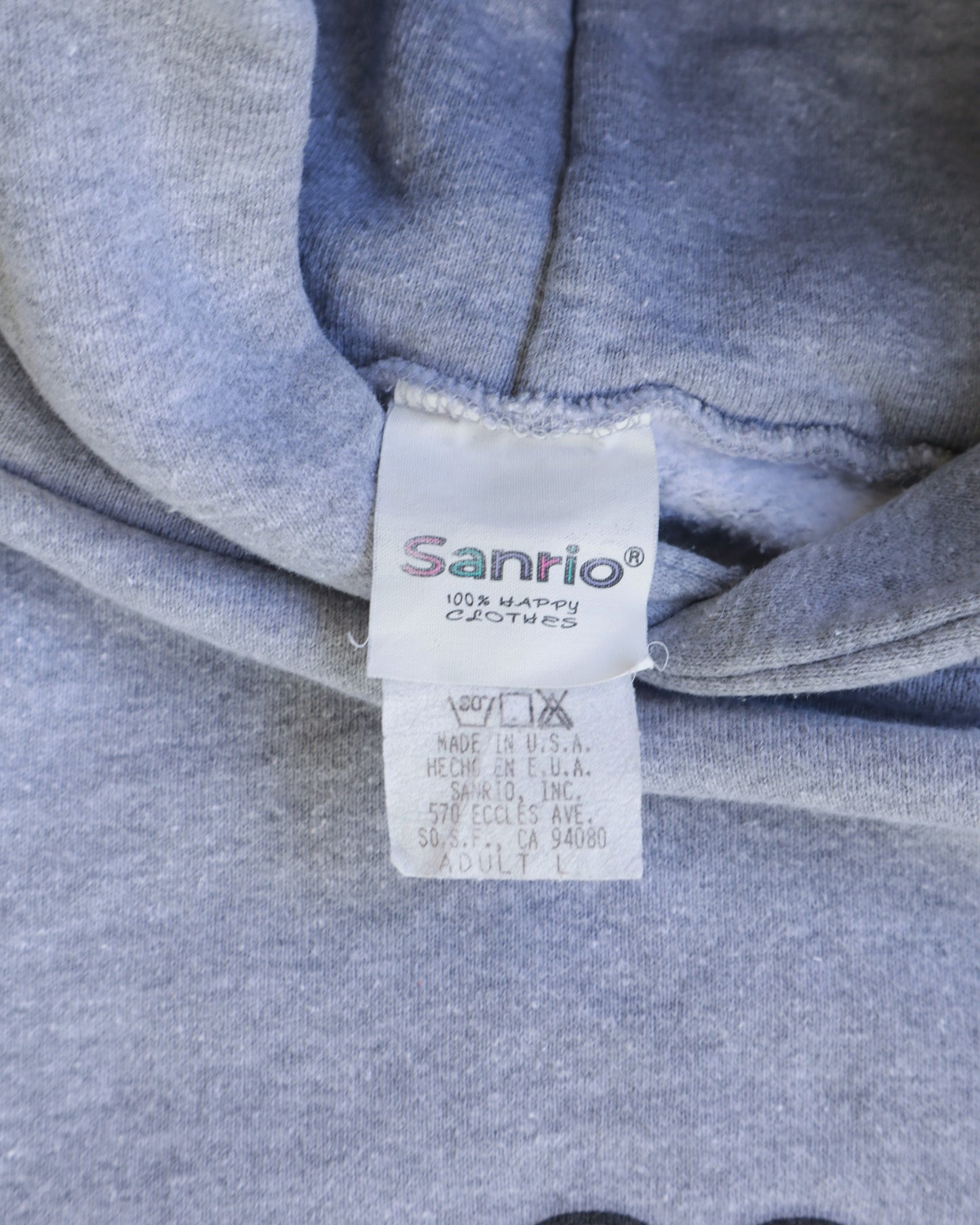 90s Sanrio Keroppi Hip Hop Grey Crewneck - M/L