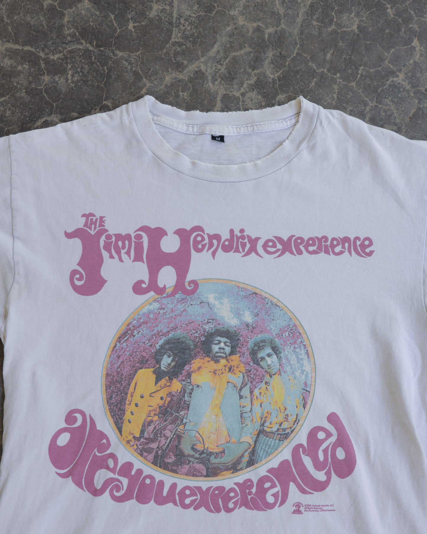 00s Jimi Hendrix Experience White Tee - L