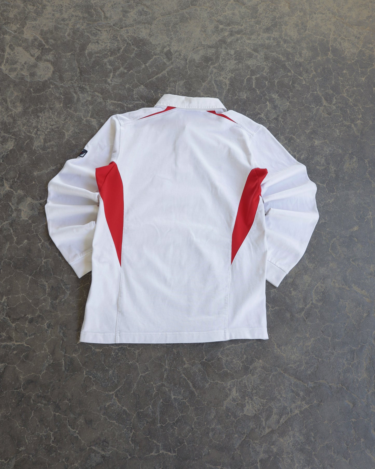 90s Nike Collared Long Sleeve Shirt - M