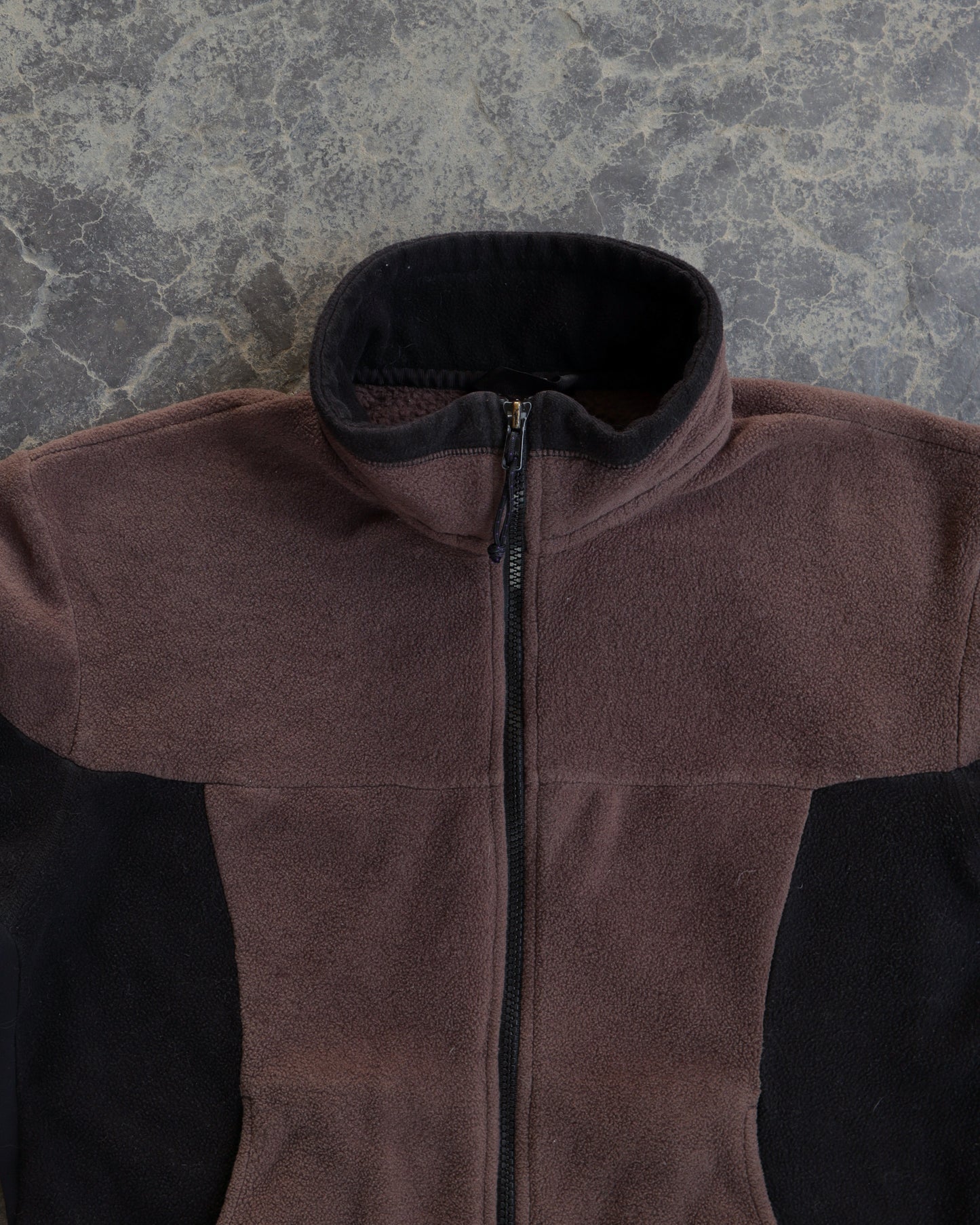 90s Mountain Equiment Co Brown Fleece Full Zip Sweatshirt -L