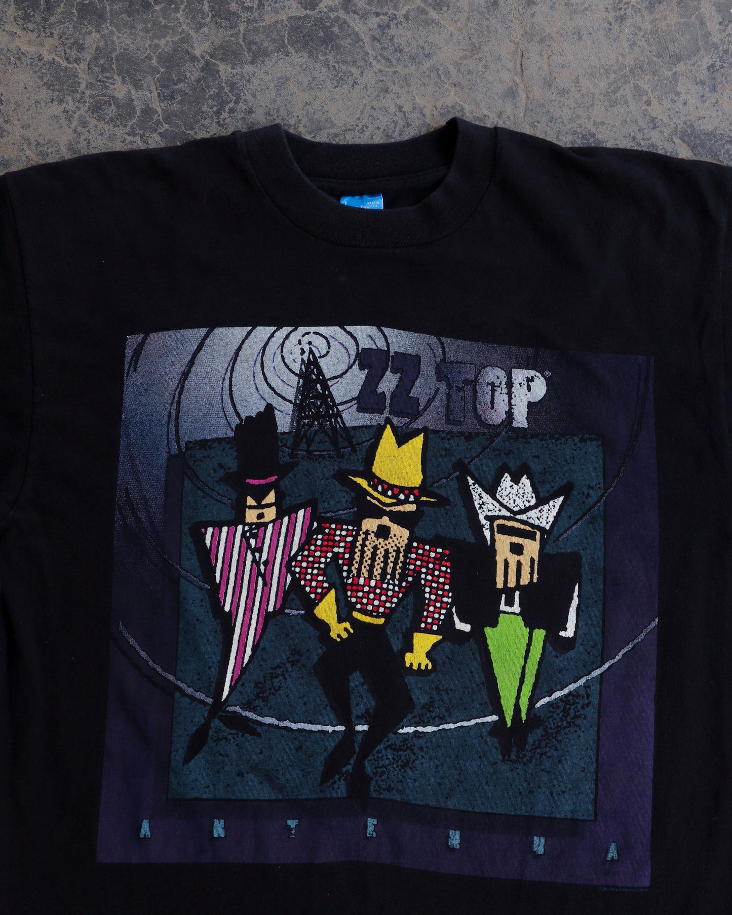 90s ZZ Top Antenna World Tour T Shirt - L