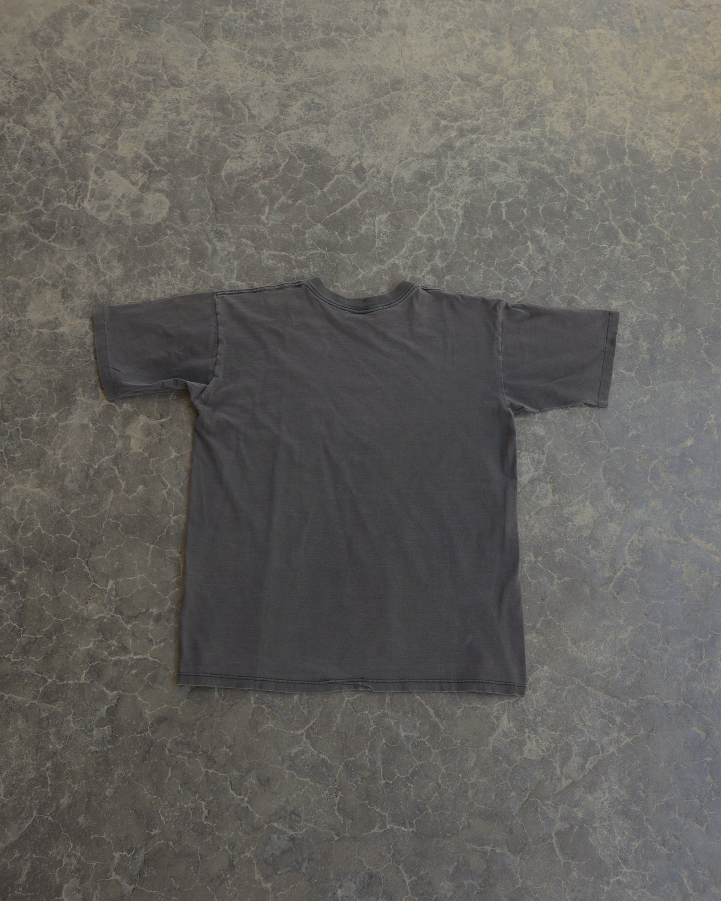 90s Far From Sober Faded Black Tee - L