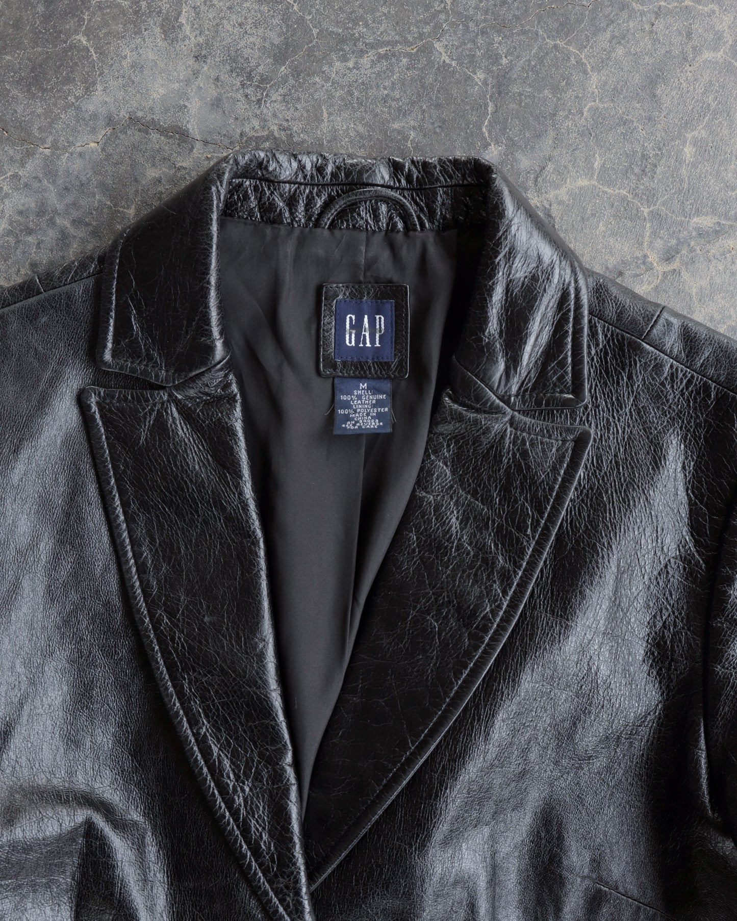 00s Gap Leather Jacket - Women’s M
