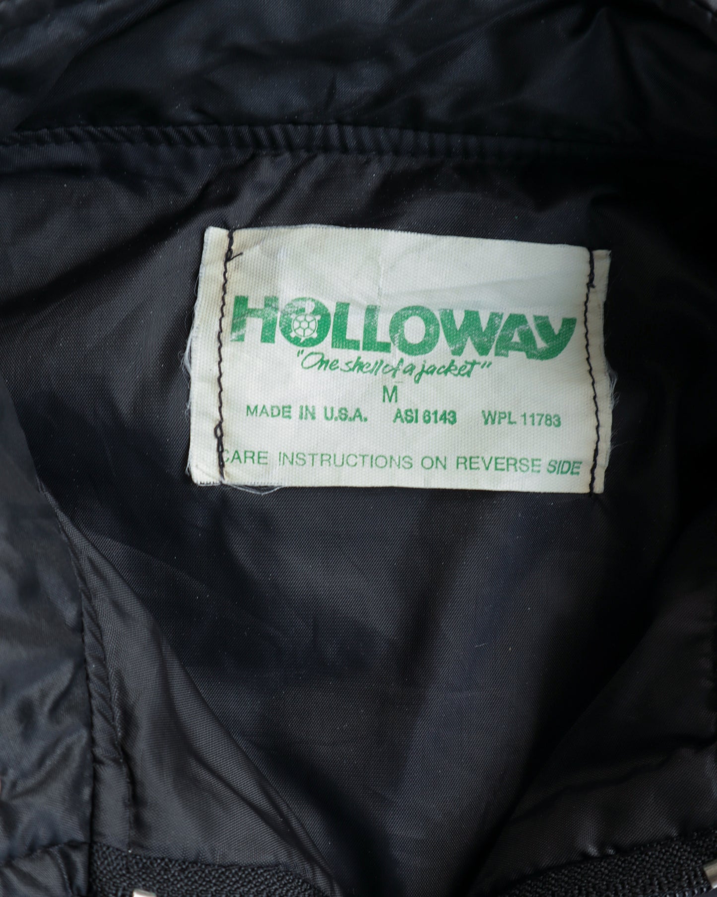 80s Vermont American Racing Team Black Jacket - M