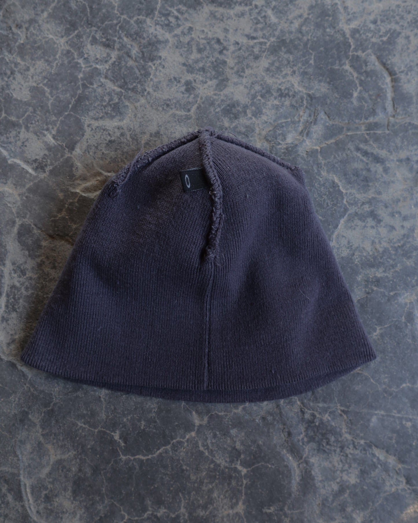 00s Deadstock Oakley Skull Gray Beanie - OS
