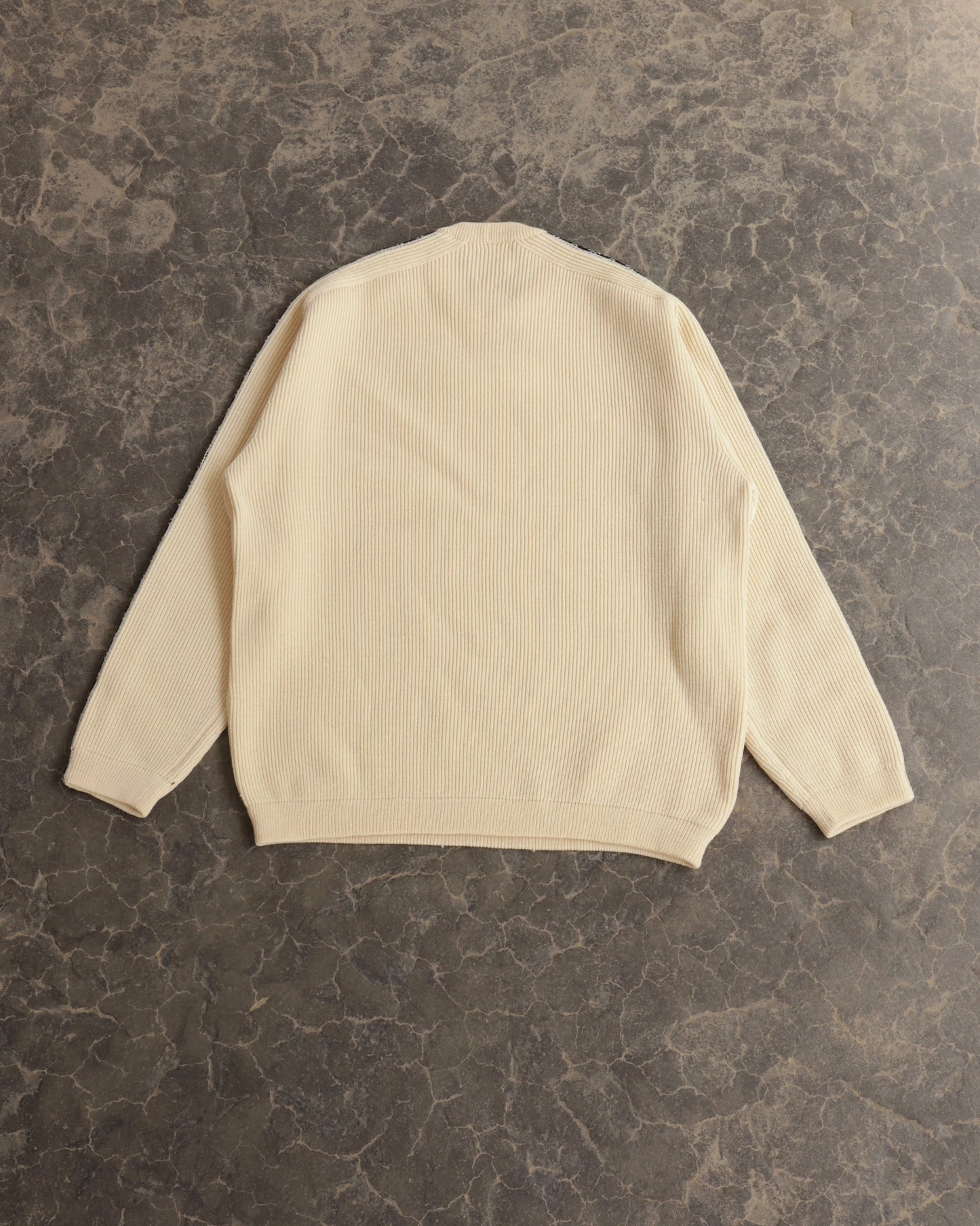 70s Montgomery Ward Cream Wool Sweater - L