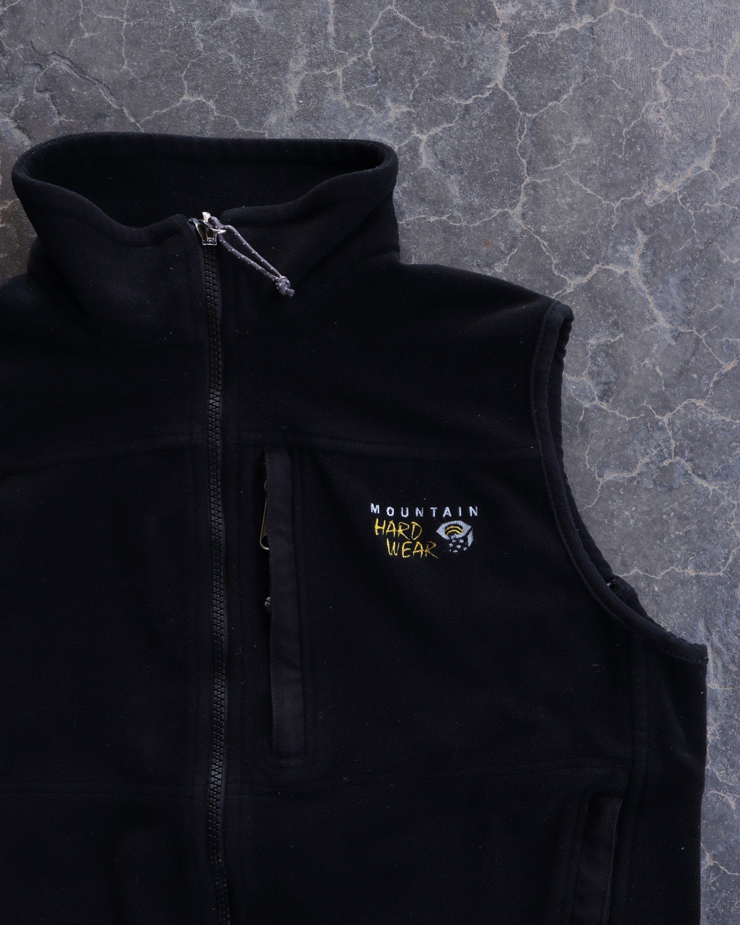 00s Mountain Hardwear Black Full Zip Vest - S