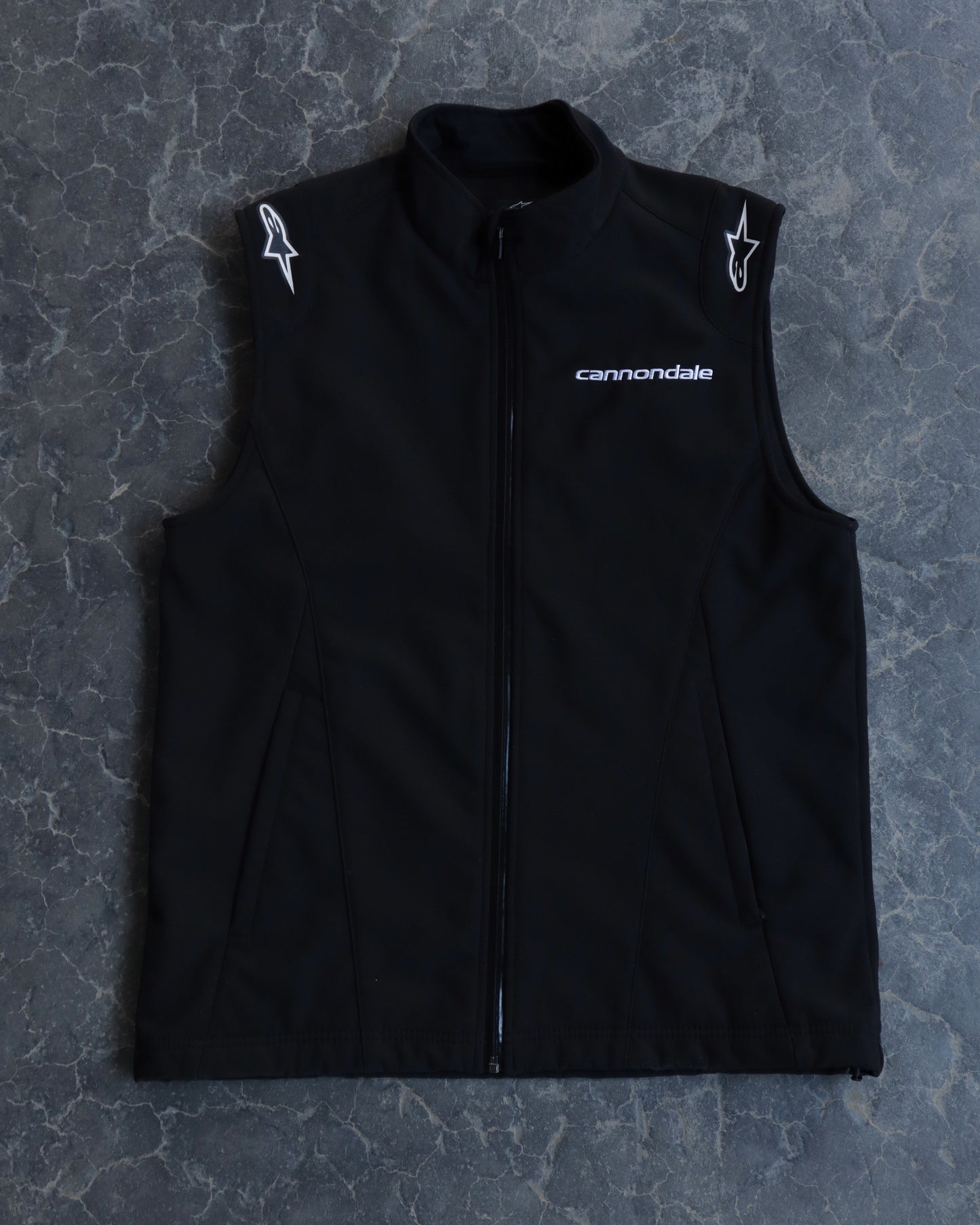 Modern Alpinetars Canondale Black Full Zip Vest - L