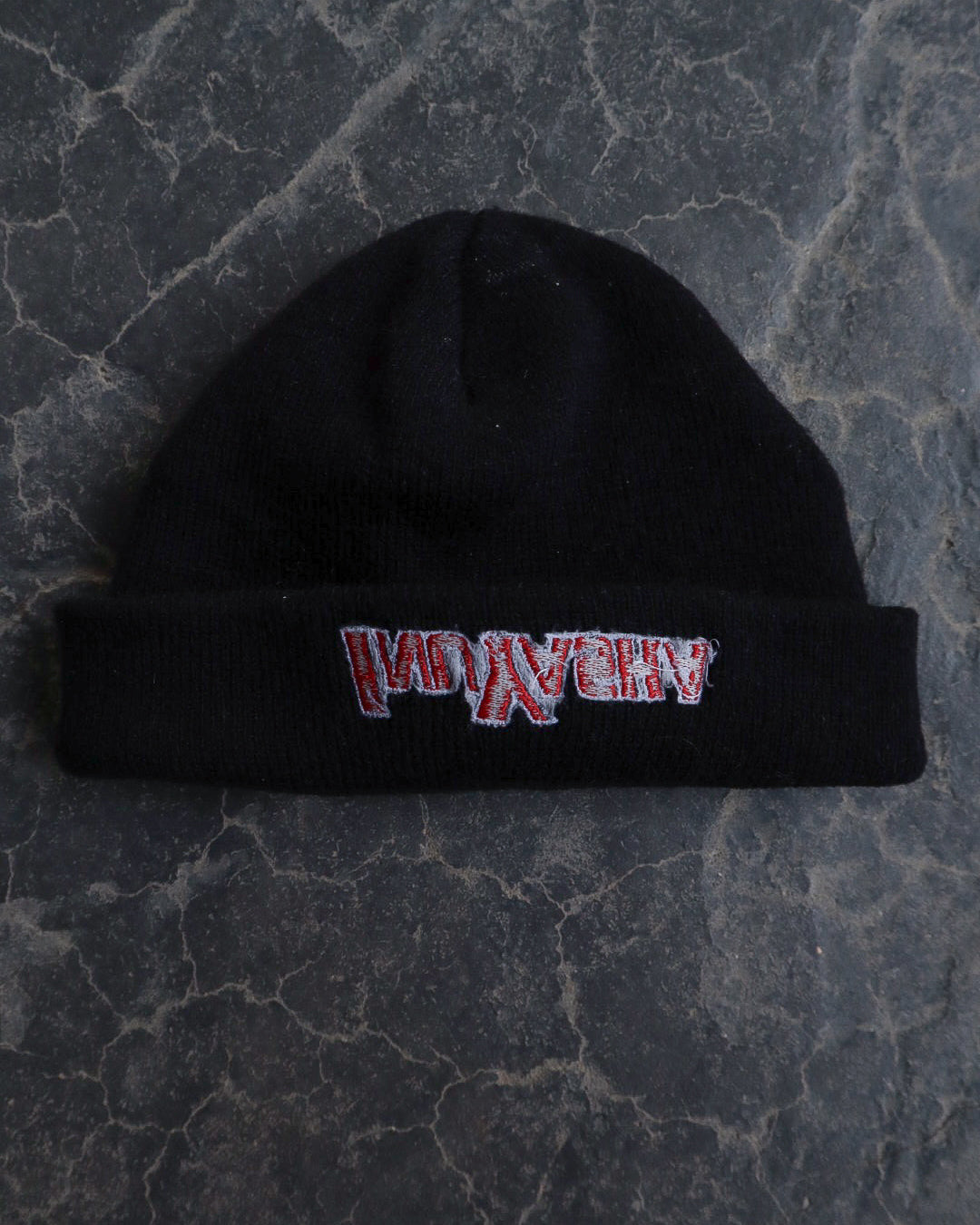 90s Inu Yasha Black Beanie - OS
