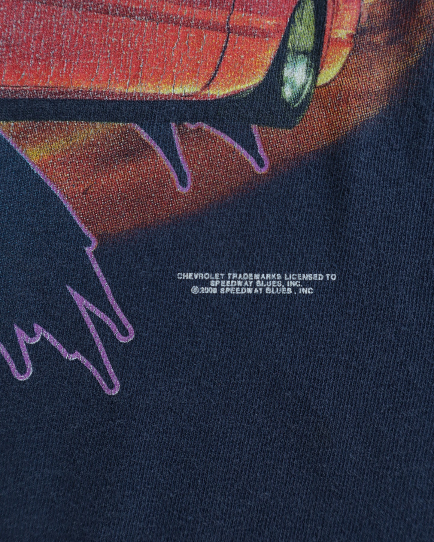 90s Chevrolet Street Predator Faded Navy Tee - L