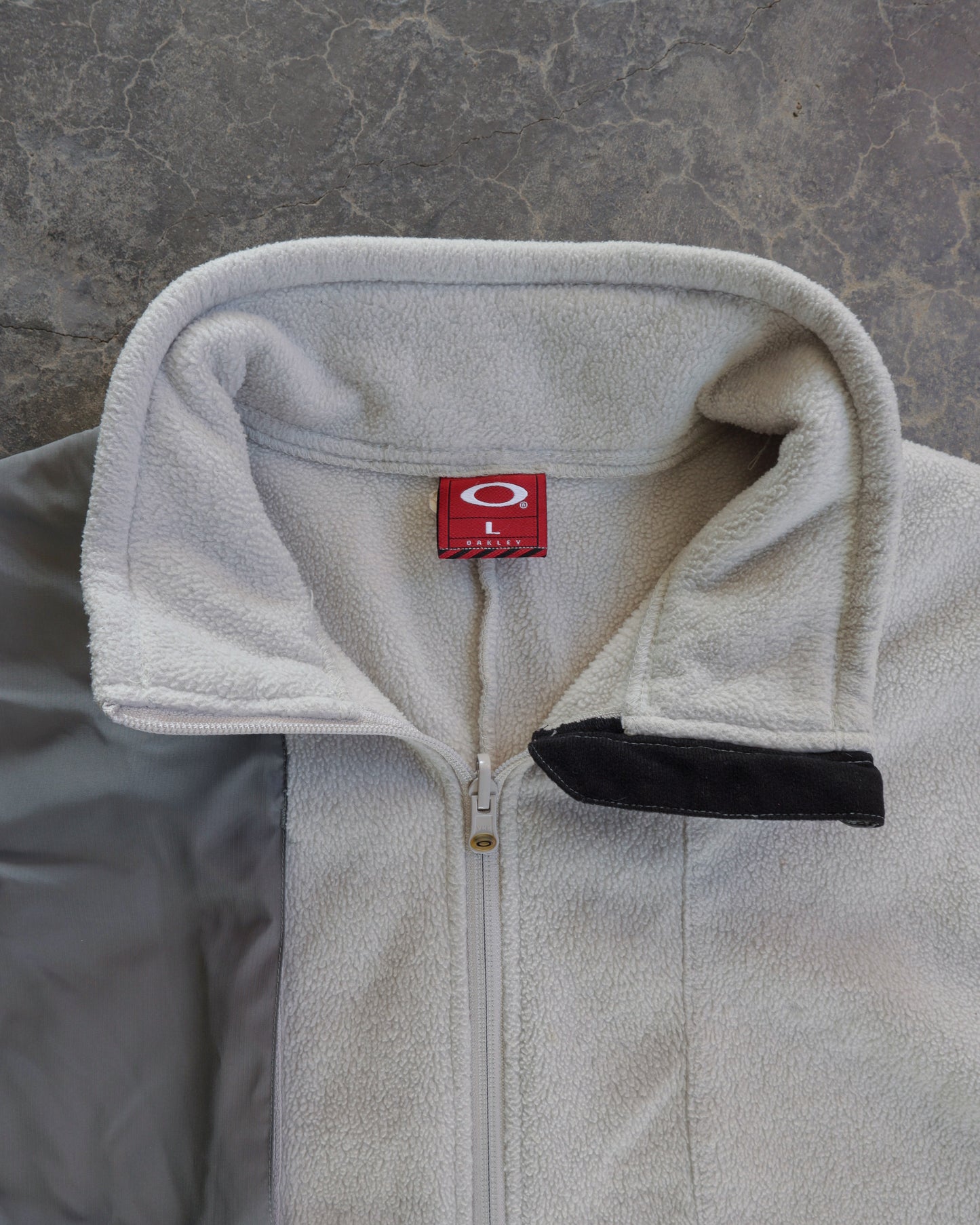 90s Oakley Cream Fleece Vest - L