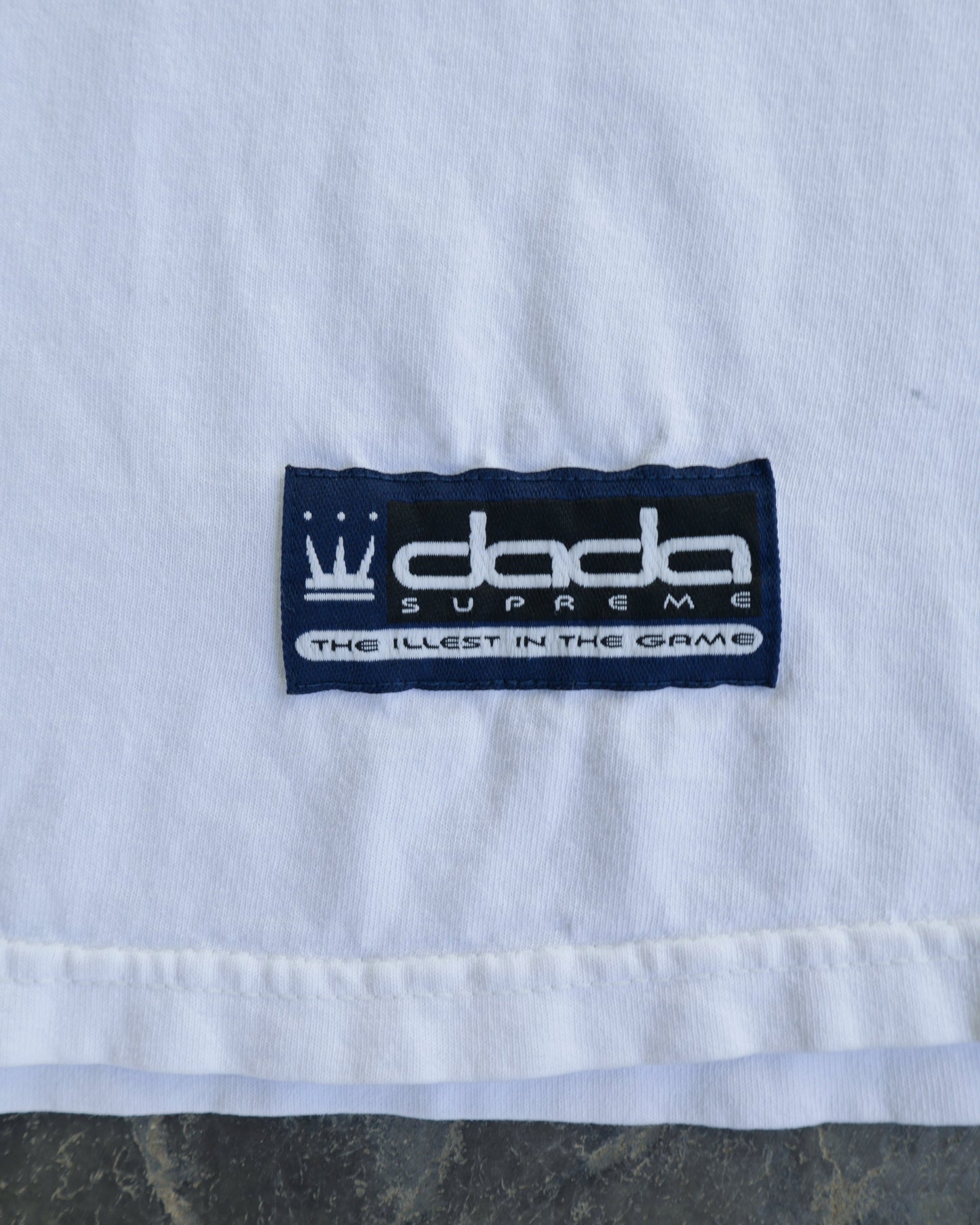 00s Dada Supreme Motorcycle White Tee - XL
