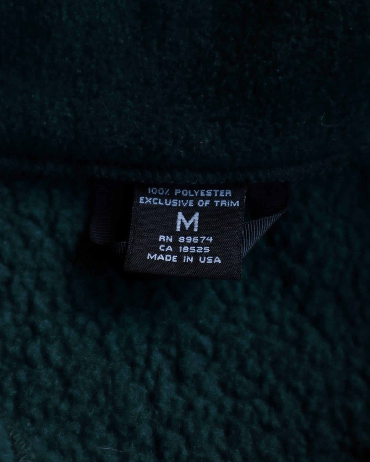 00s Mountain Hardwear Dark Green Fleece Full Zip Sweatshirt - M