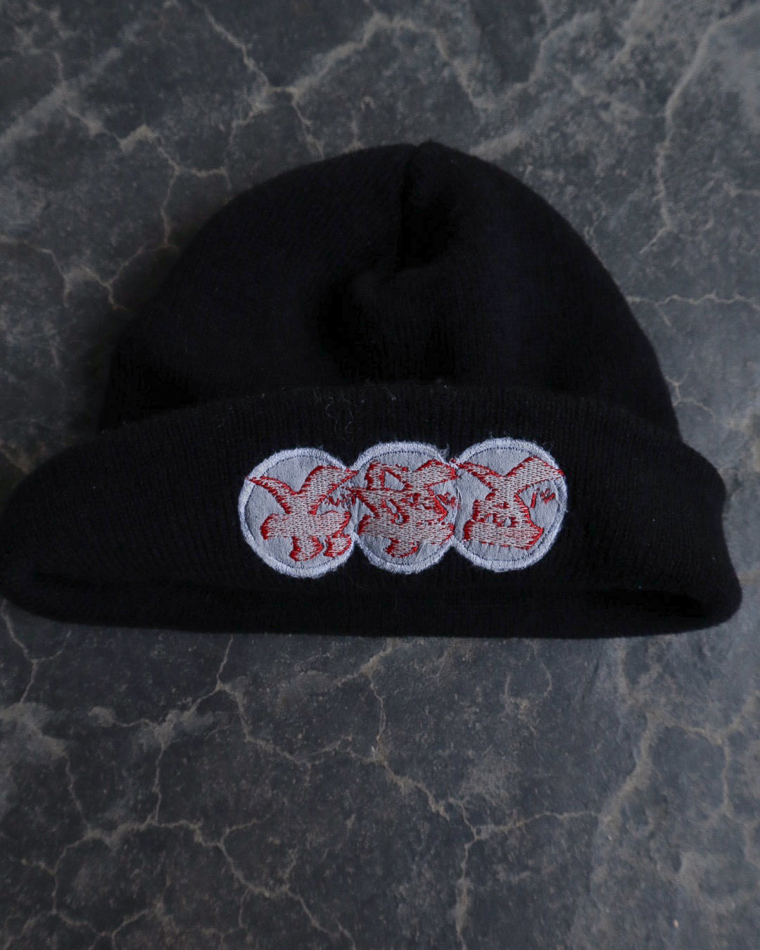 90s Inu Yasha Black Beanie - OS