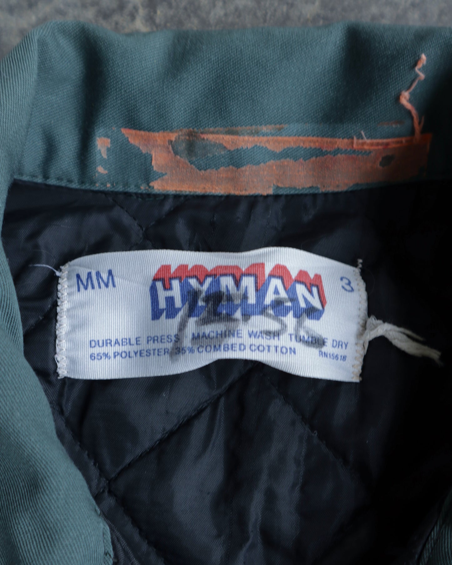 90s Hyman Faded Green Work Jacket - M