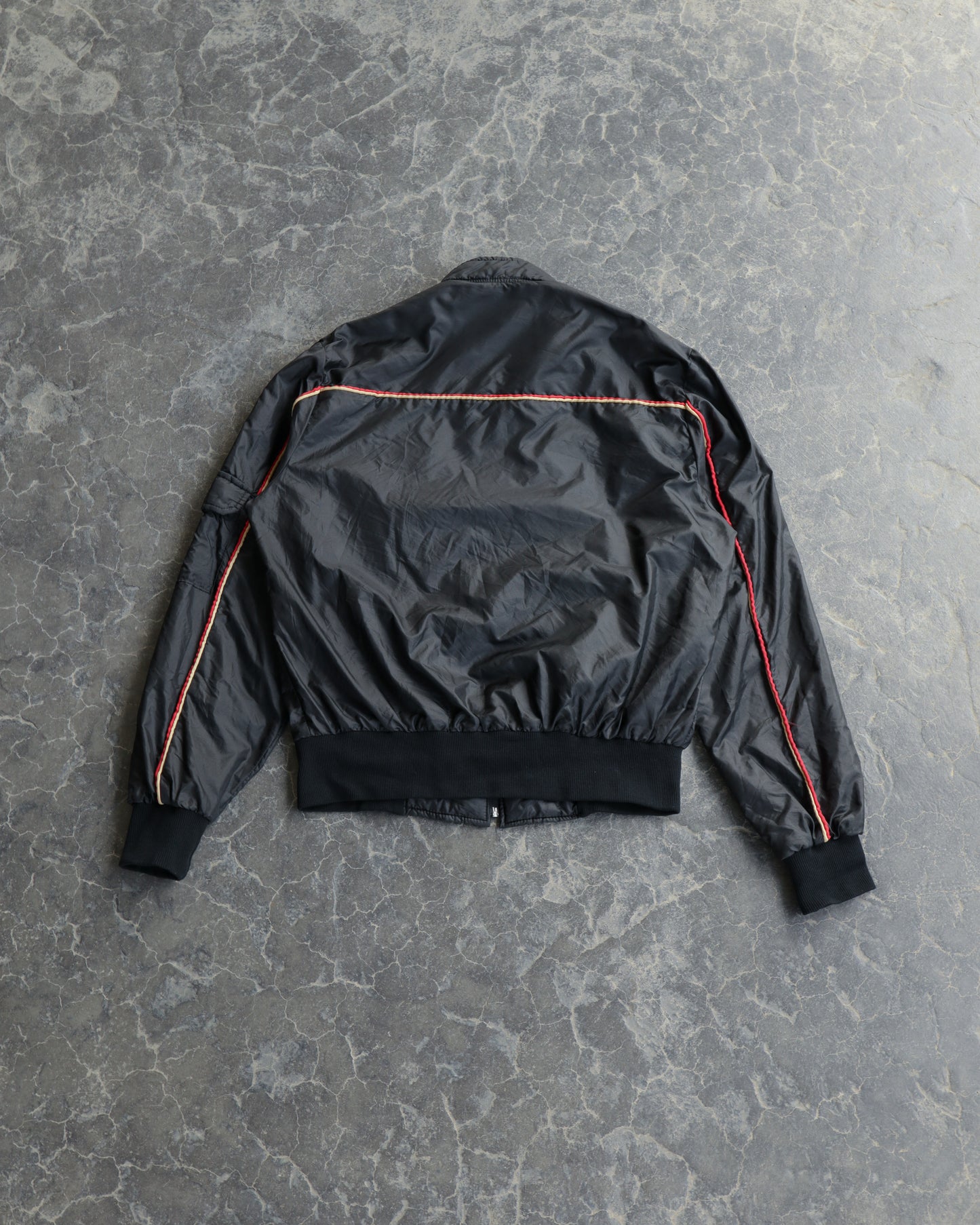 80s Vermont American Racing Team Black Jacket - M