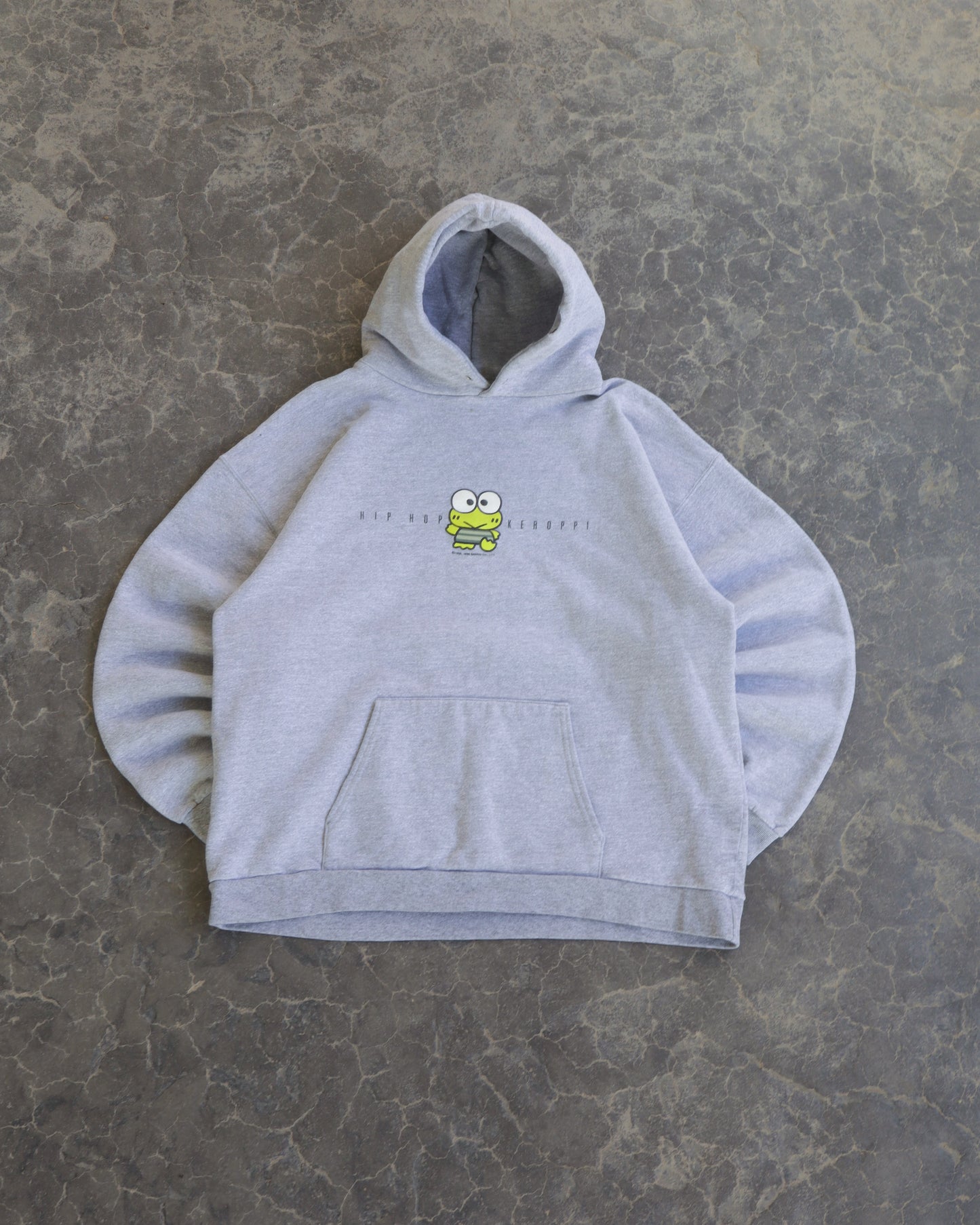 90s Sanrio Keroppi Hip Hop Grey Crewneck - M/L
