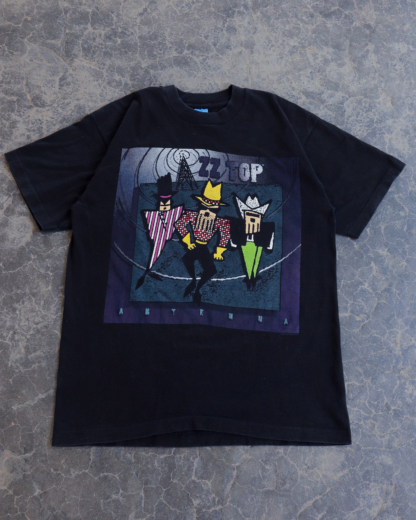90s ZZ Top Antenna World Tour T Shirt - L