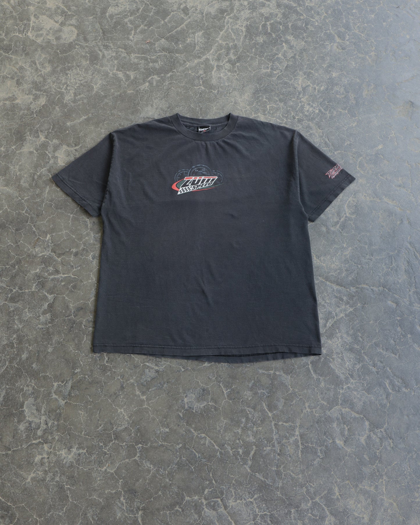 00s JDM ZUM Speed Faded Black Tee - XL