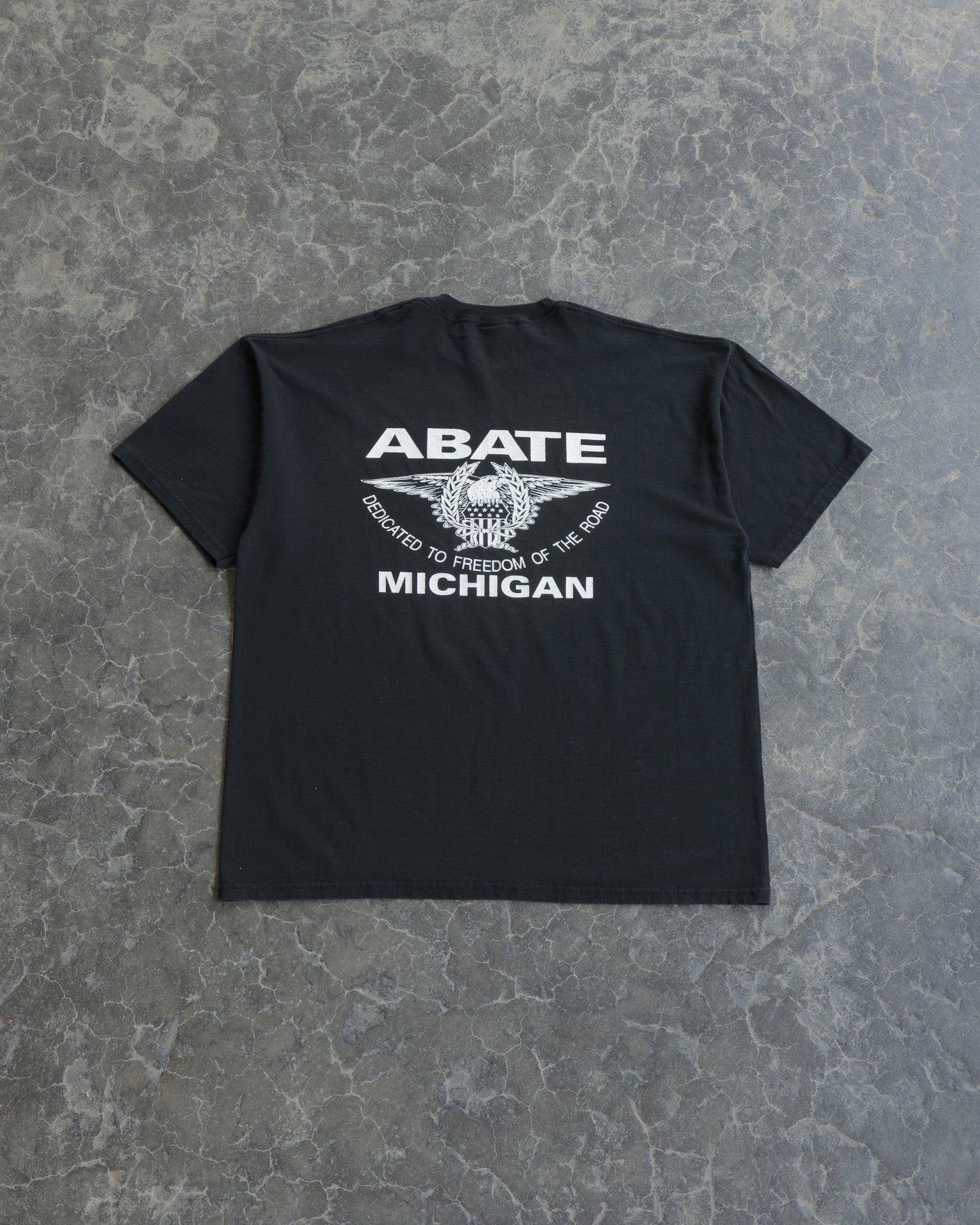 90s Helmet Laws Suck Motorcycle Black Tee - XL