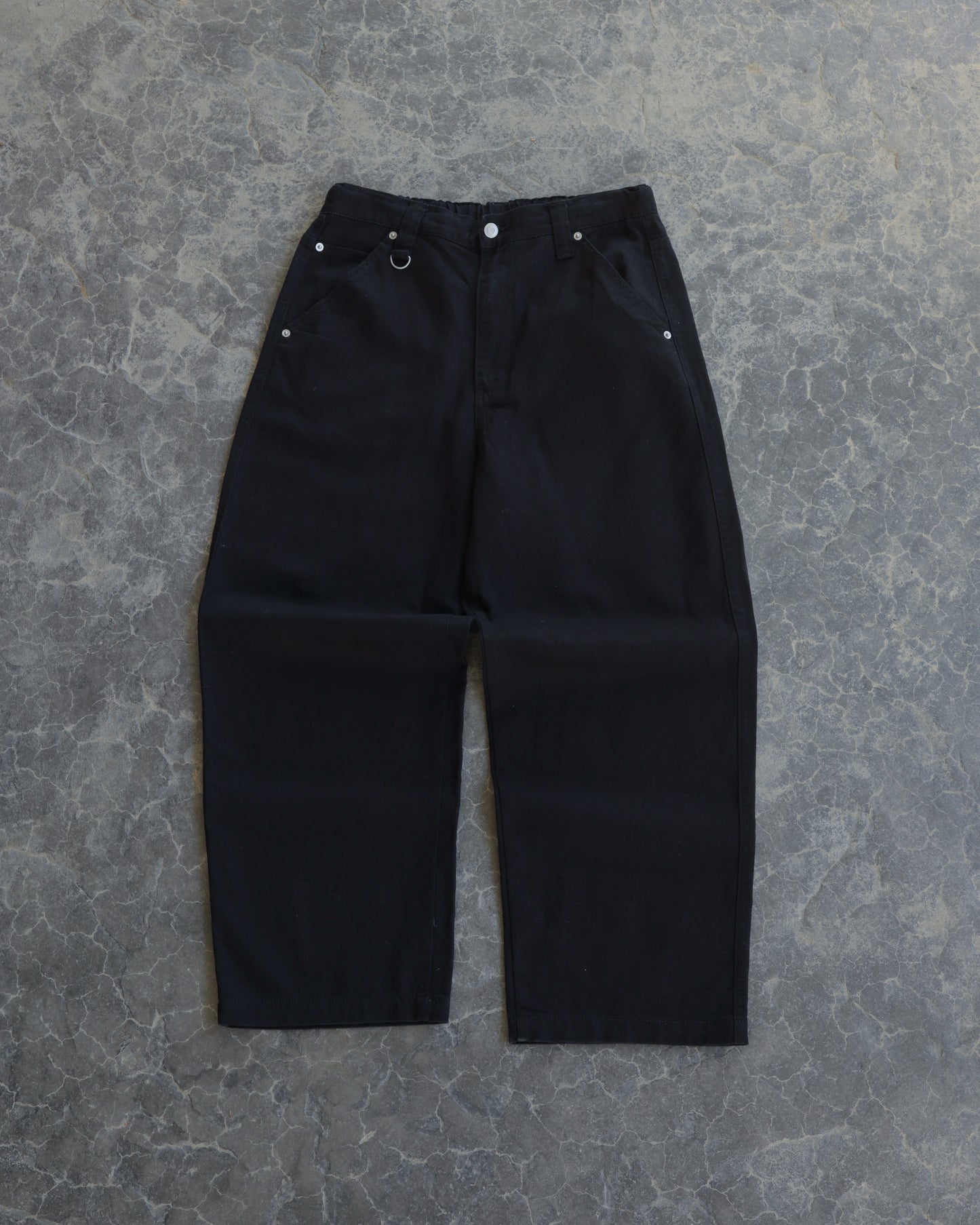 Modern Japanese Wide Leg Cargo Pants - S/M