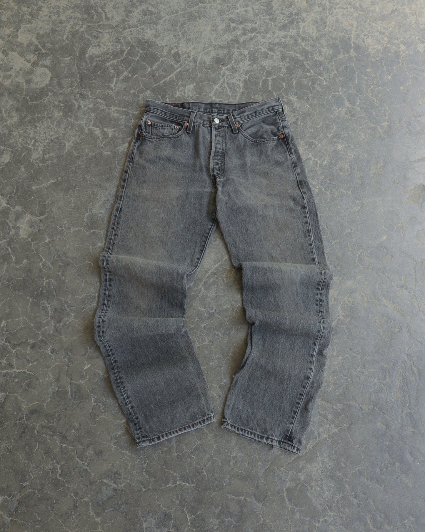 00s Levis 501 Faded Gray Denim Pants - 32 x 34