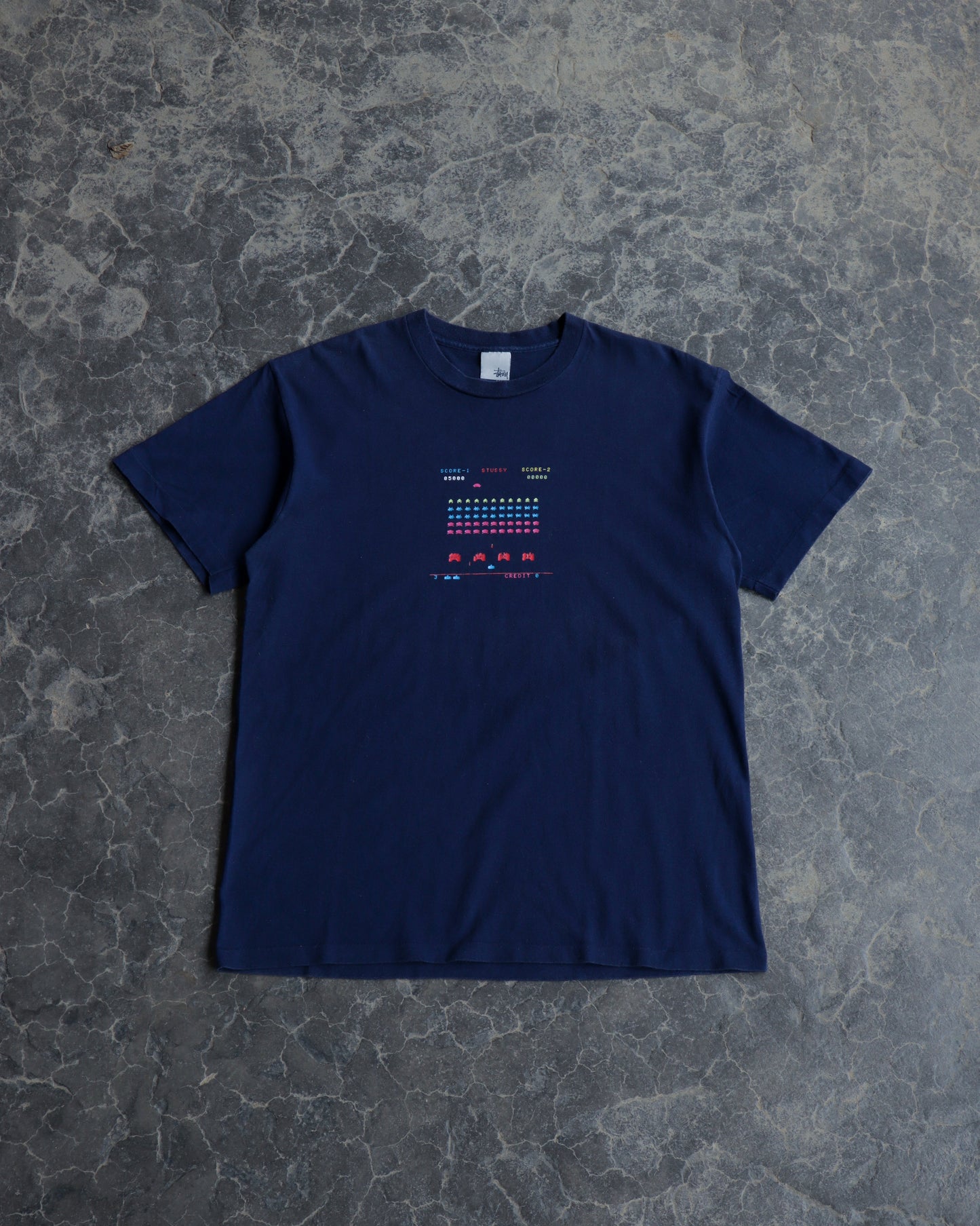 90s Stussy Arcade Tee - L
