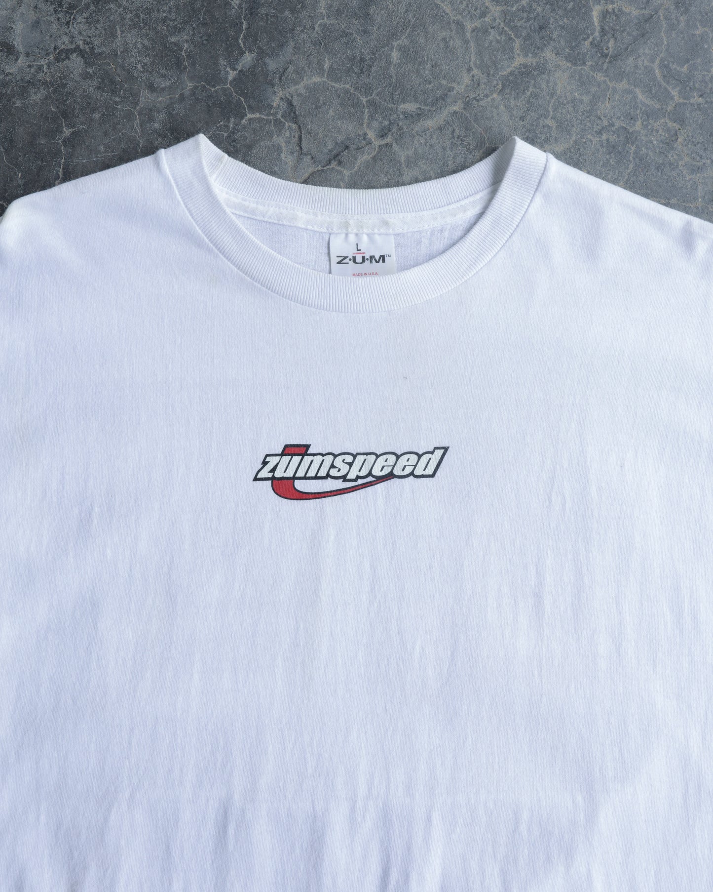 90s Custom Integration White Tee - L