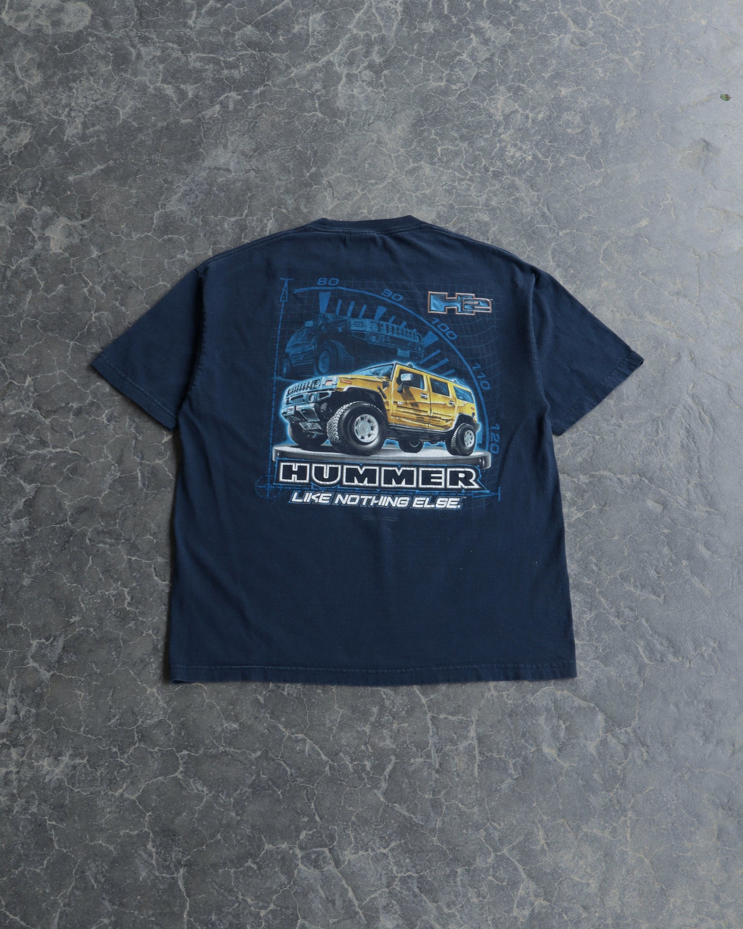 00s Hummer Navy Tee - XL