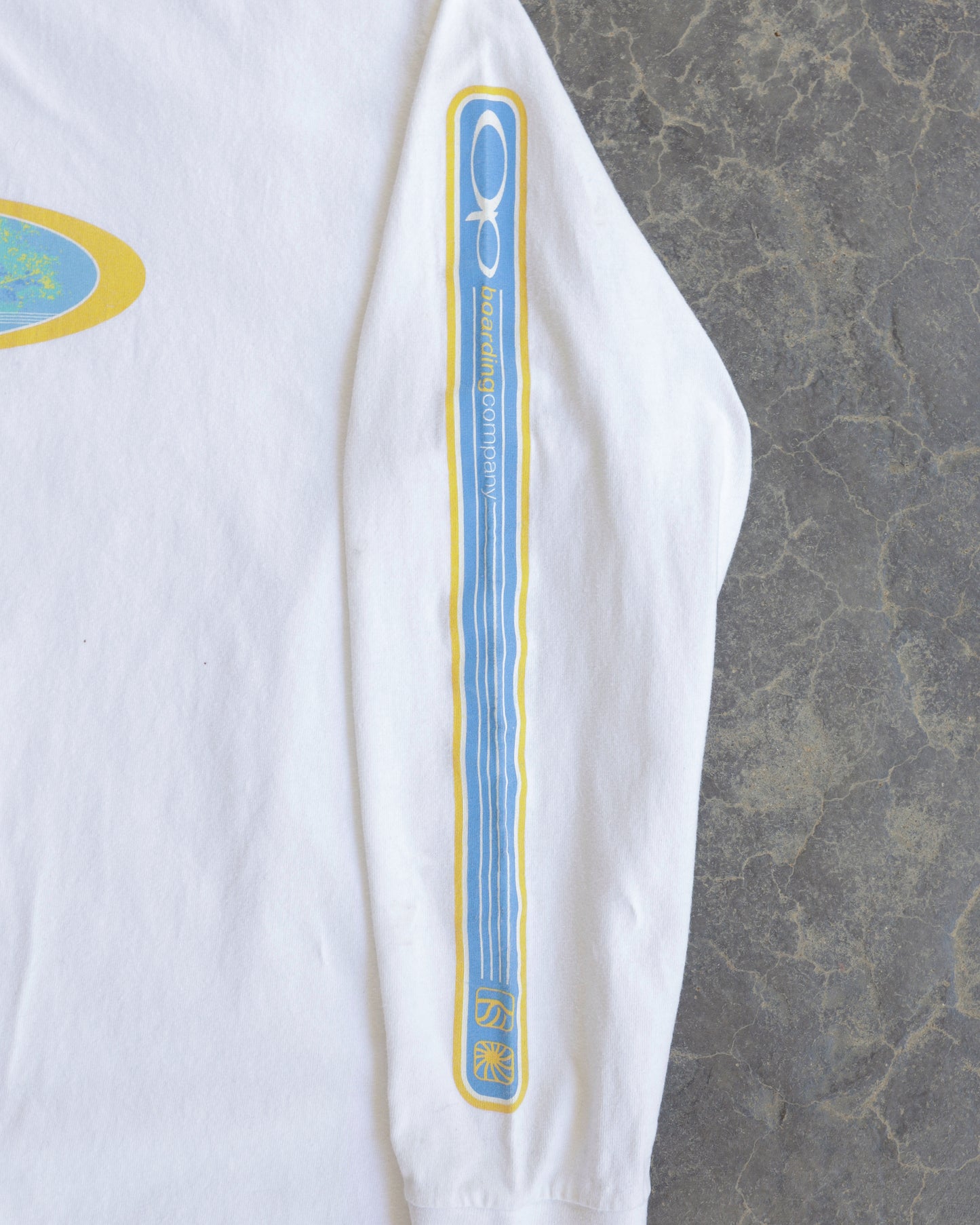 90s Ocean Pacific Logo Long Sleeve Tee - M