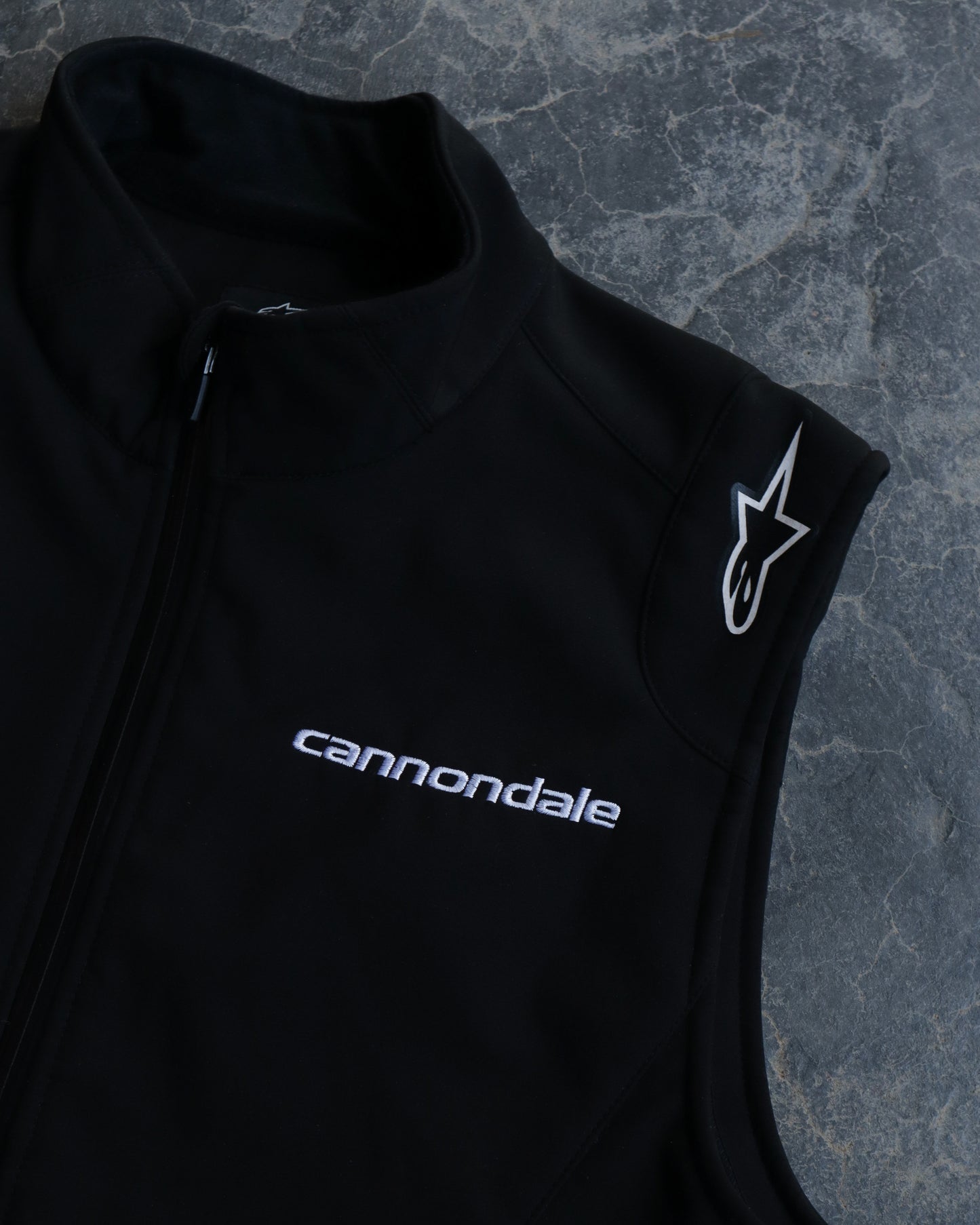 Modern Alpinetars Canondale Black Full Zip Vest - L