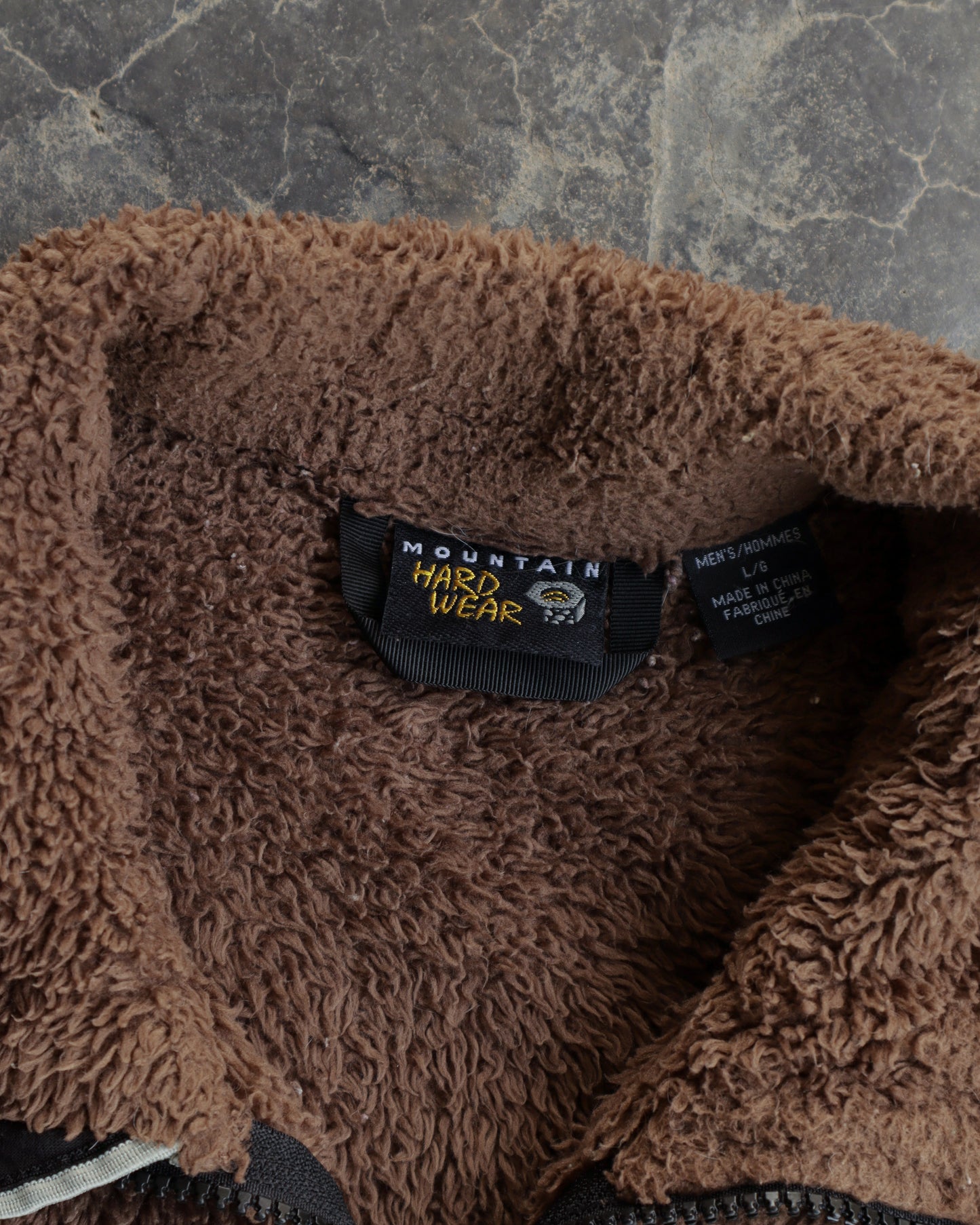 00s Mountain Hardwear Brown Fleece Full Zip Sweatshirt -L