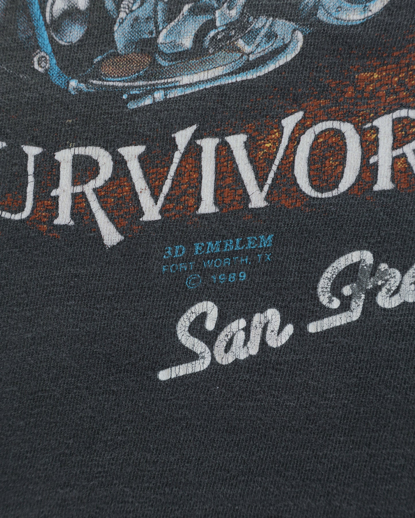 80s 3D Emblem San Francisco Tee - L/XL