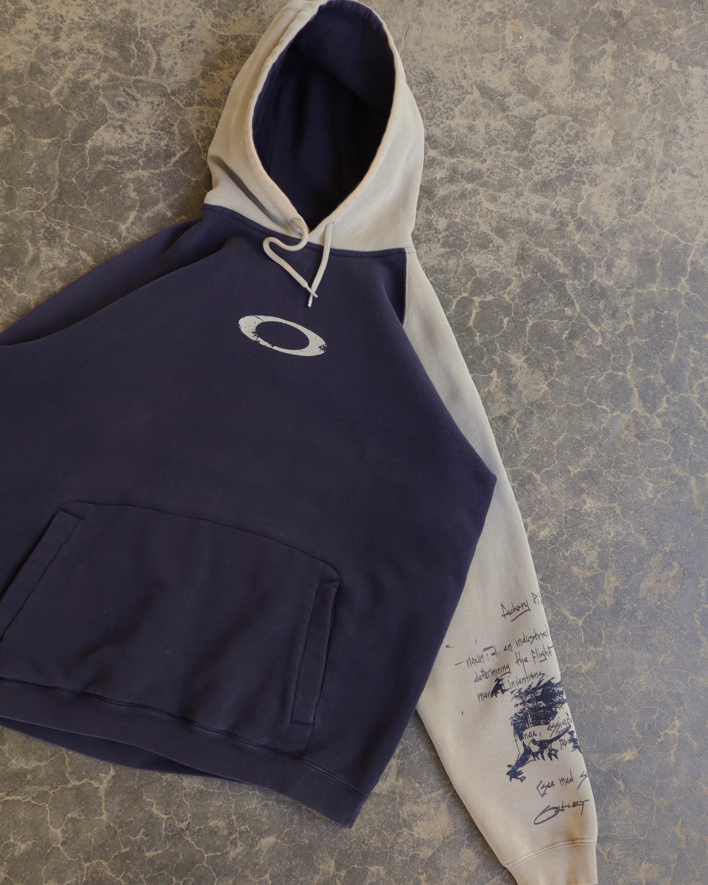 90s Oakley Two-Tone Hoodie - L/XL