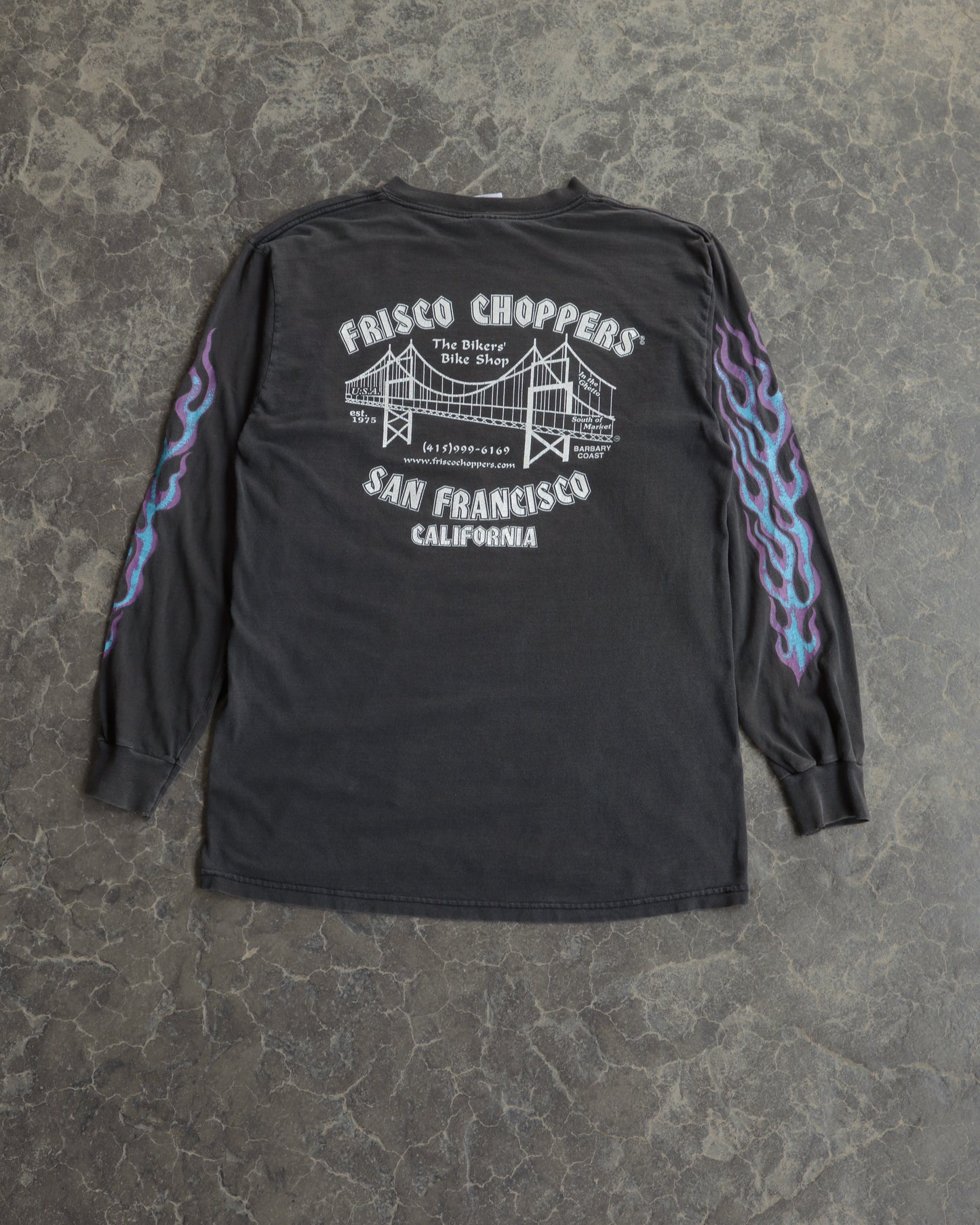 90s Frisco Choppers Long Sleeve Shirt - L