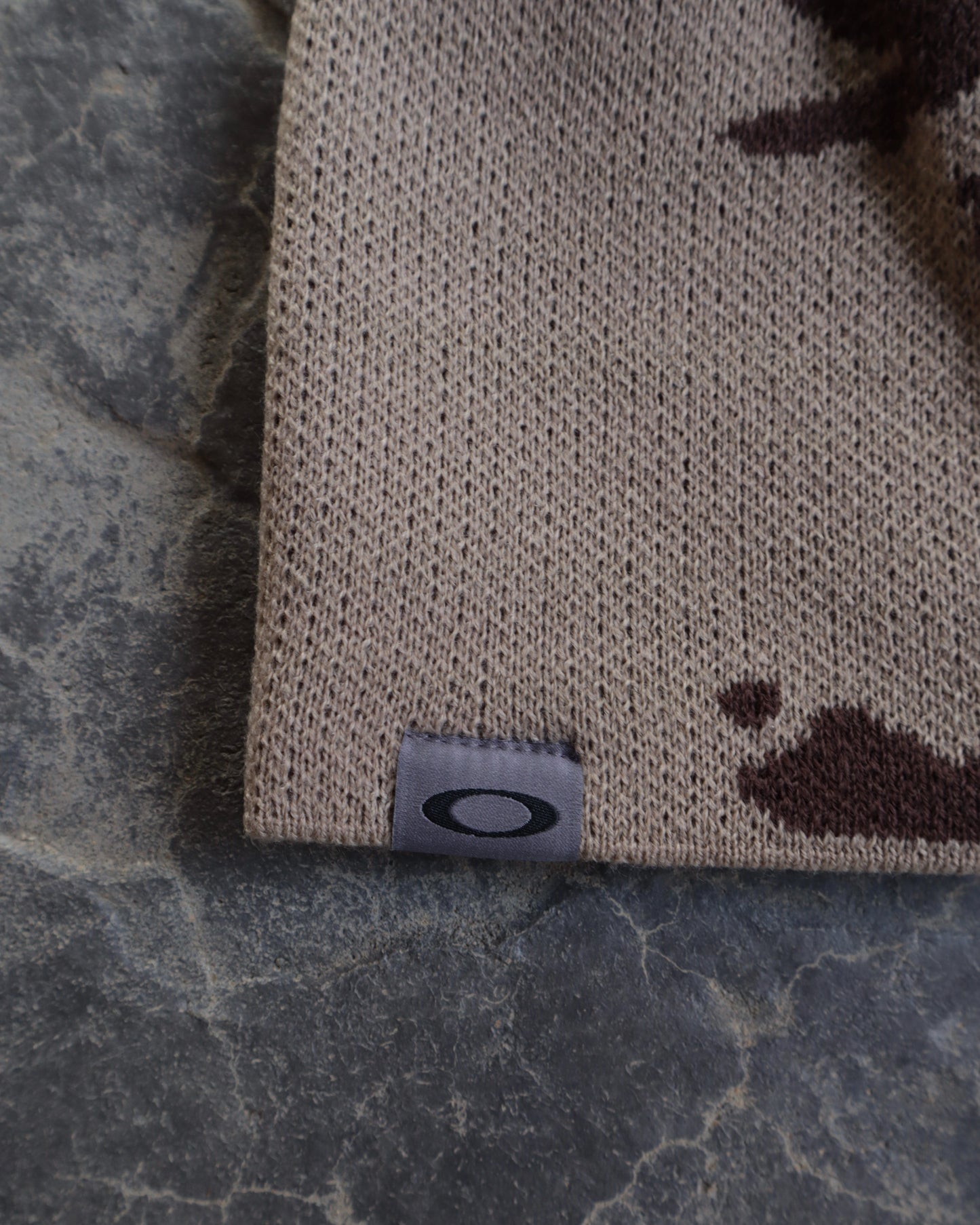 Modern Deadstock Oakley Palace Sand/Brown Beanie - OS