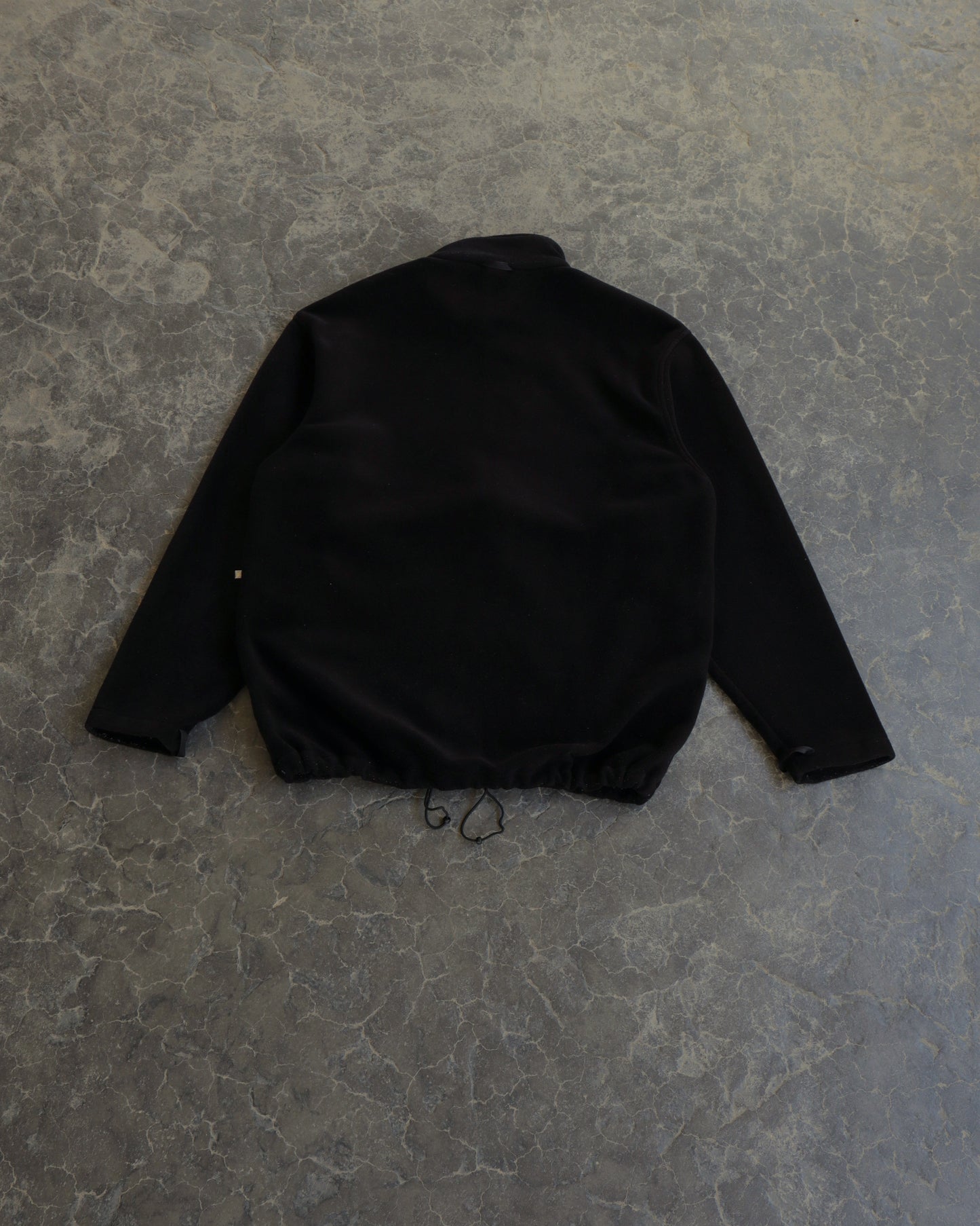 00s Mercedes Benz Full Zip Black Fleece Sweatshrt - M