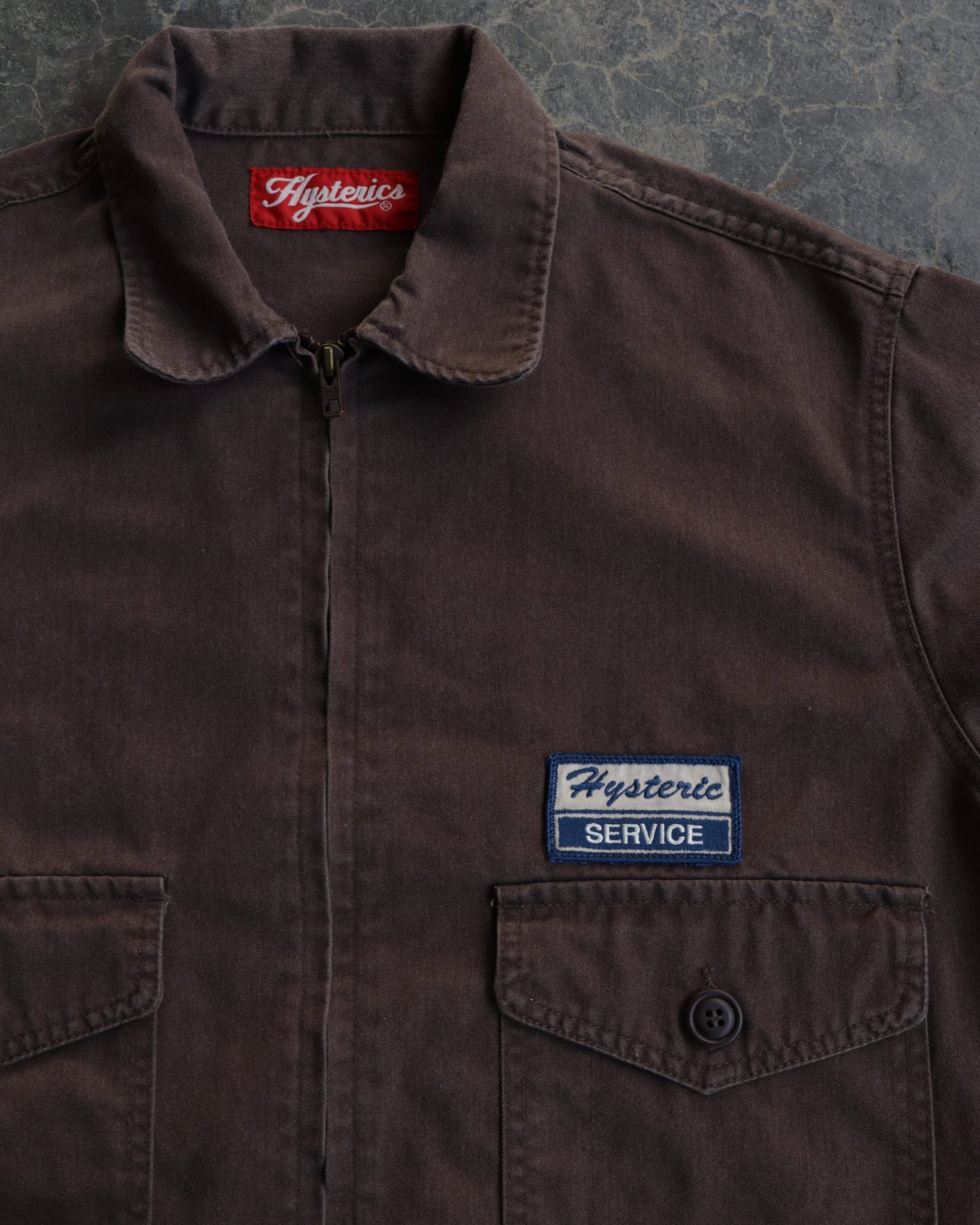 90s Hysteric Glamour Mechanic Brown Jacket - L