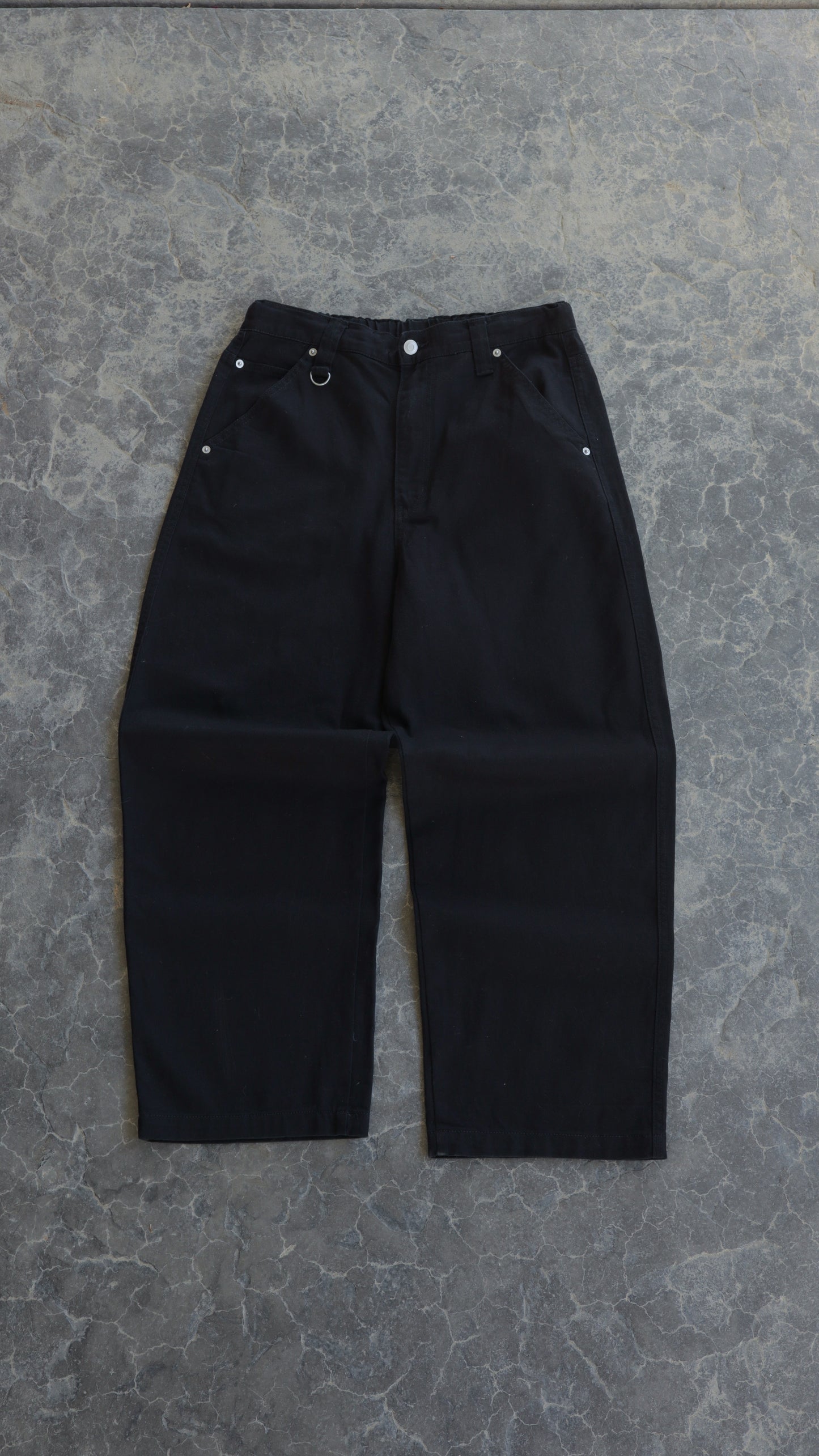 Modern Japanese Wide Leg Cargo Pants - S/M