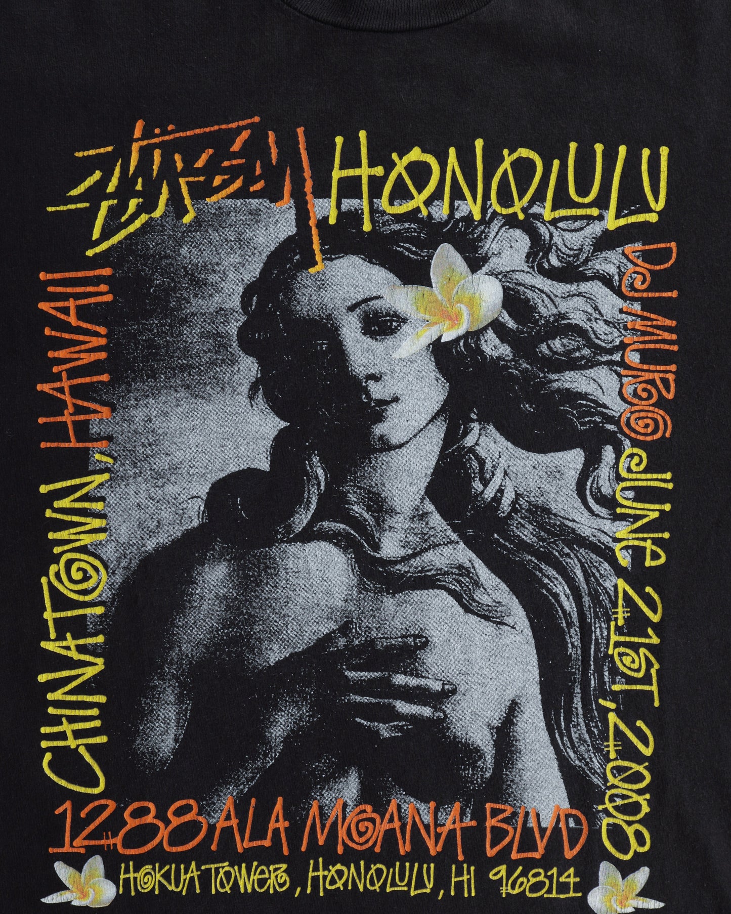 00s Stussy Birth Of Venus Honolulu Tee - L