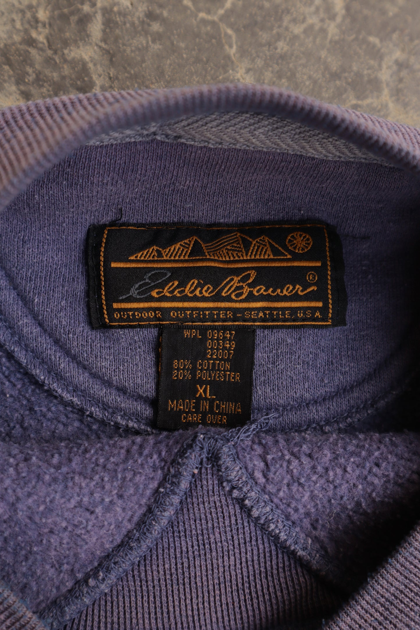 90s Eddie Bauer Goose Faded Purple Crewneck Sweatshirt - L